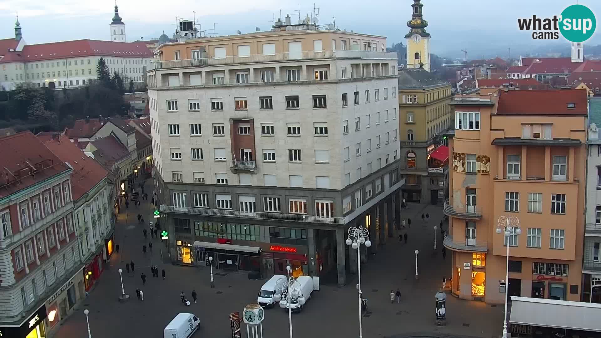 Piazza Ban Jelačić livecam Zagreb – Hotel Dubrovnik