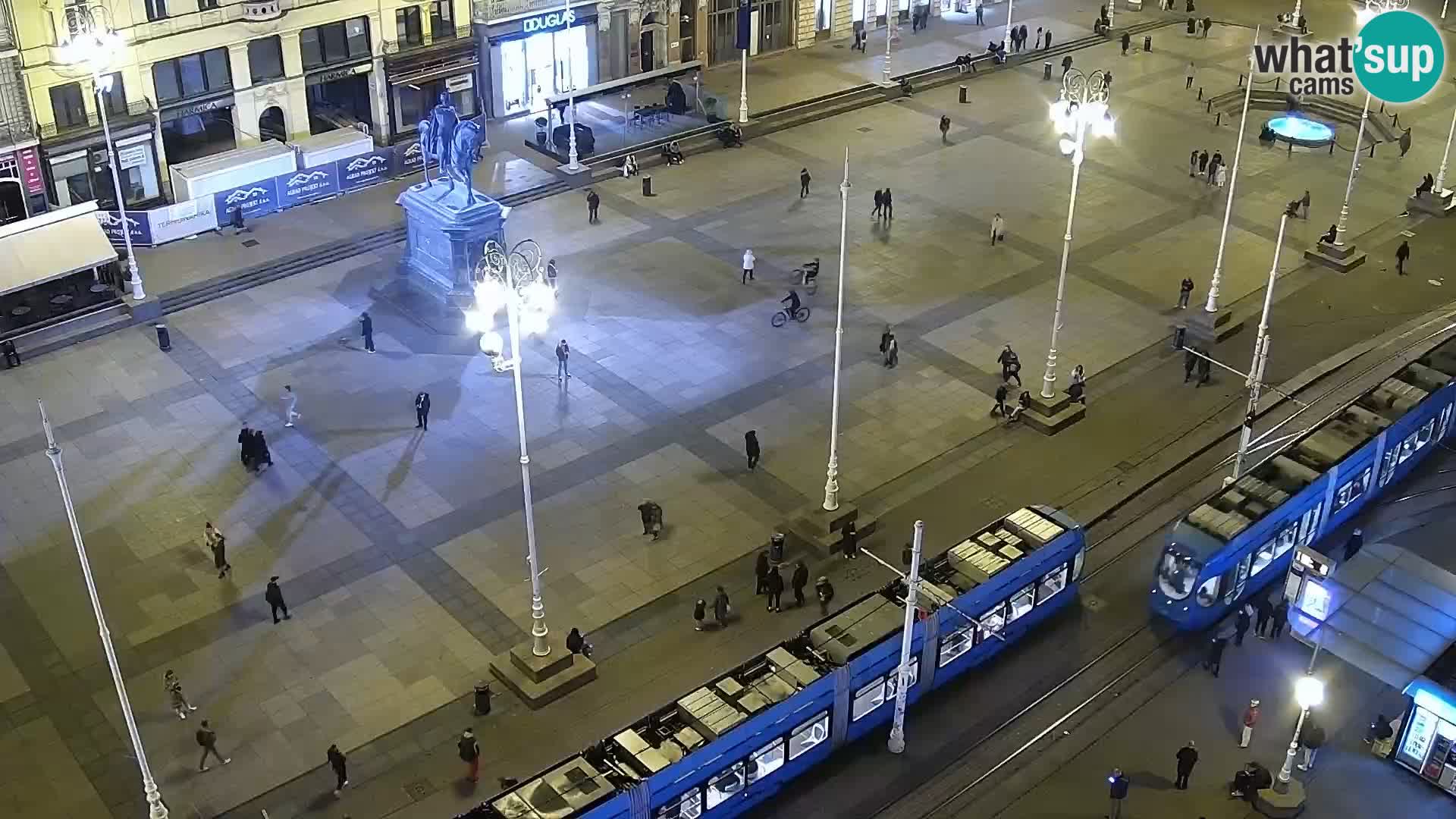 Plaza Ban Jelačić camera en vivo Zagreb – Hotel Dubrovnik