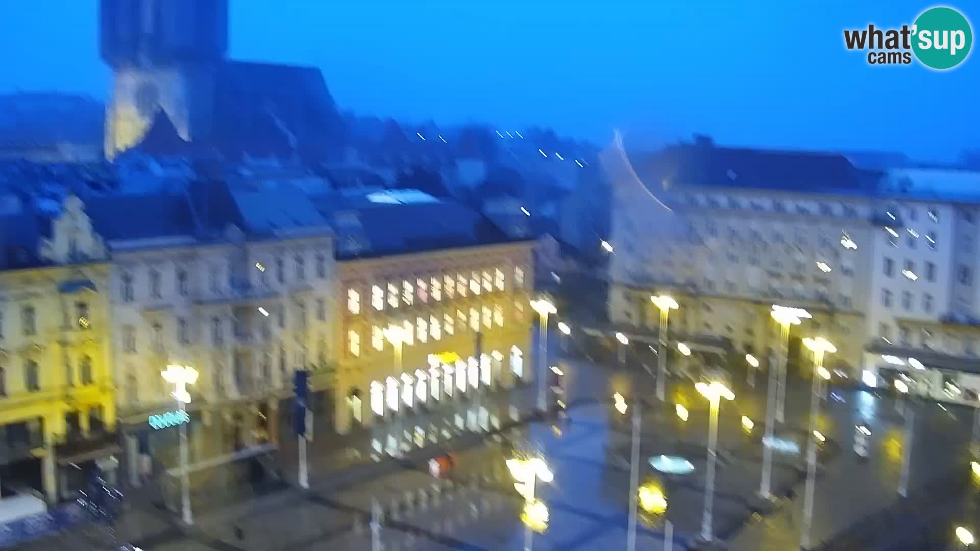 Plaza Ban Jelačić camera en vivo Zagreb – Hotel Dubrovnik