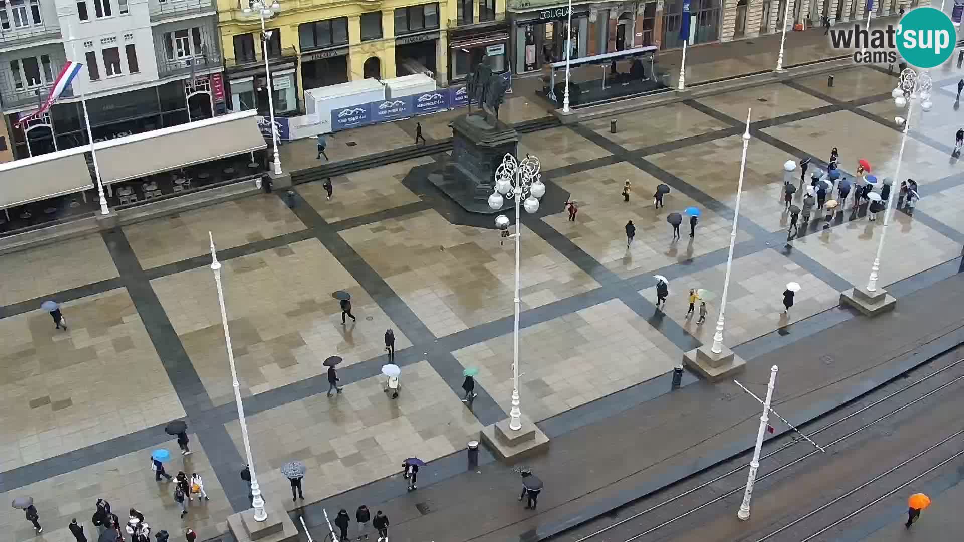 Plaza Ban Jelačić camera en vivo Zagreb – Hotel Dubrovnik