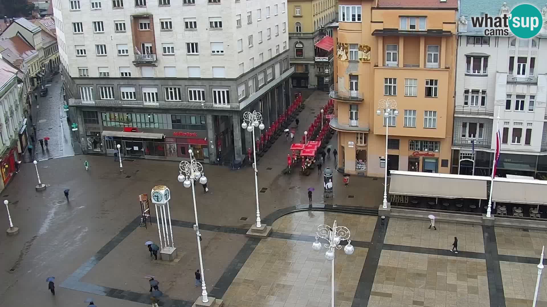 LIVE Webcam Zagreb Hotel Dubrovnik | Ban Jelačić square