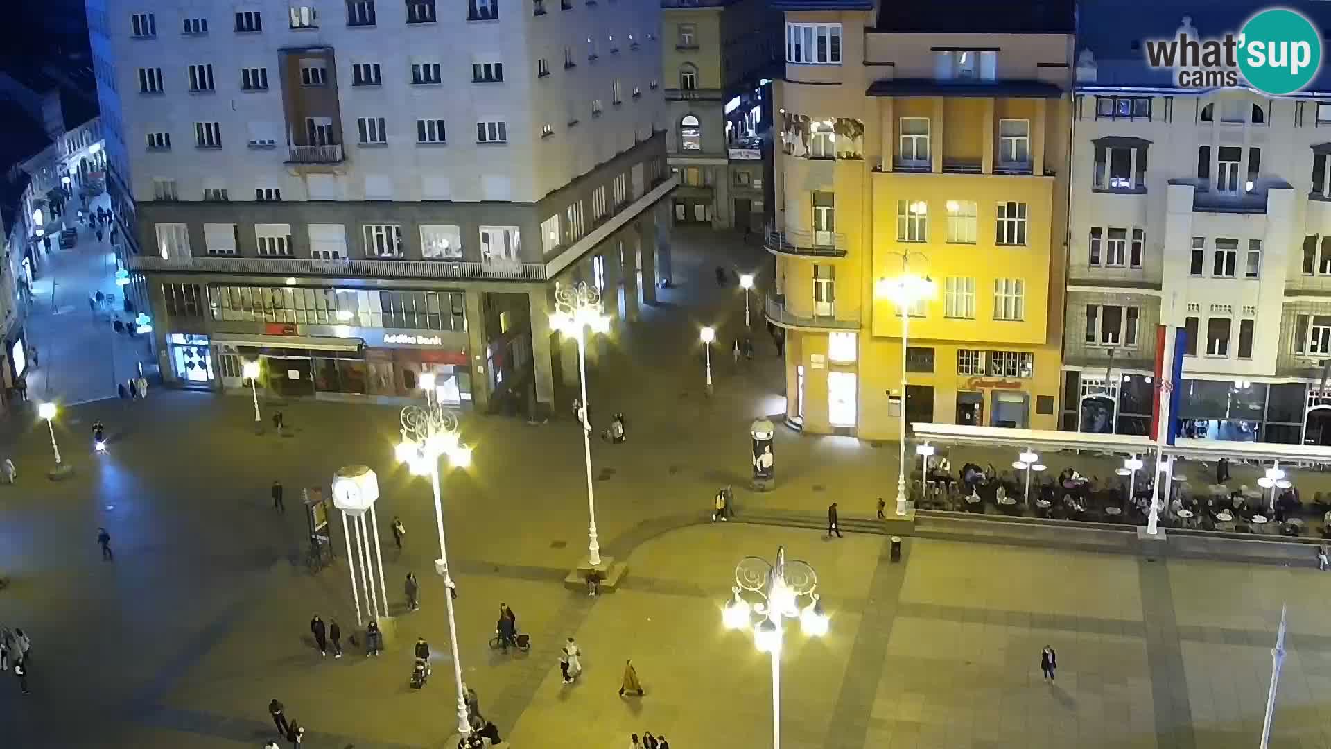 LIVE Webcam Zagreb Hotel Dubrovnik | Ban Jelačić square