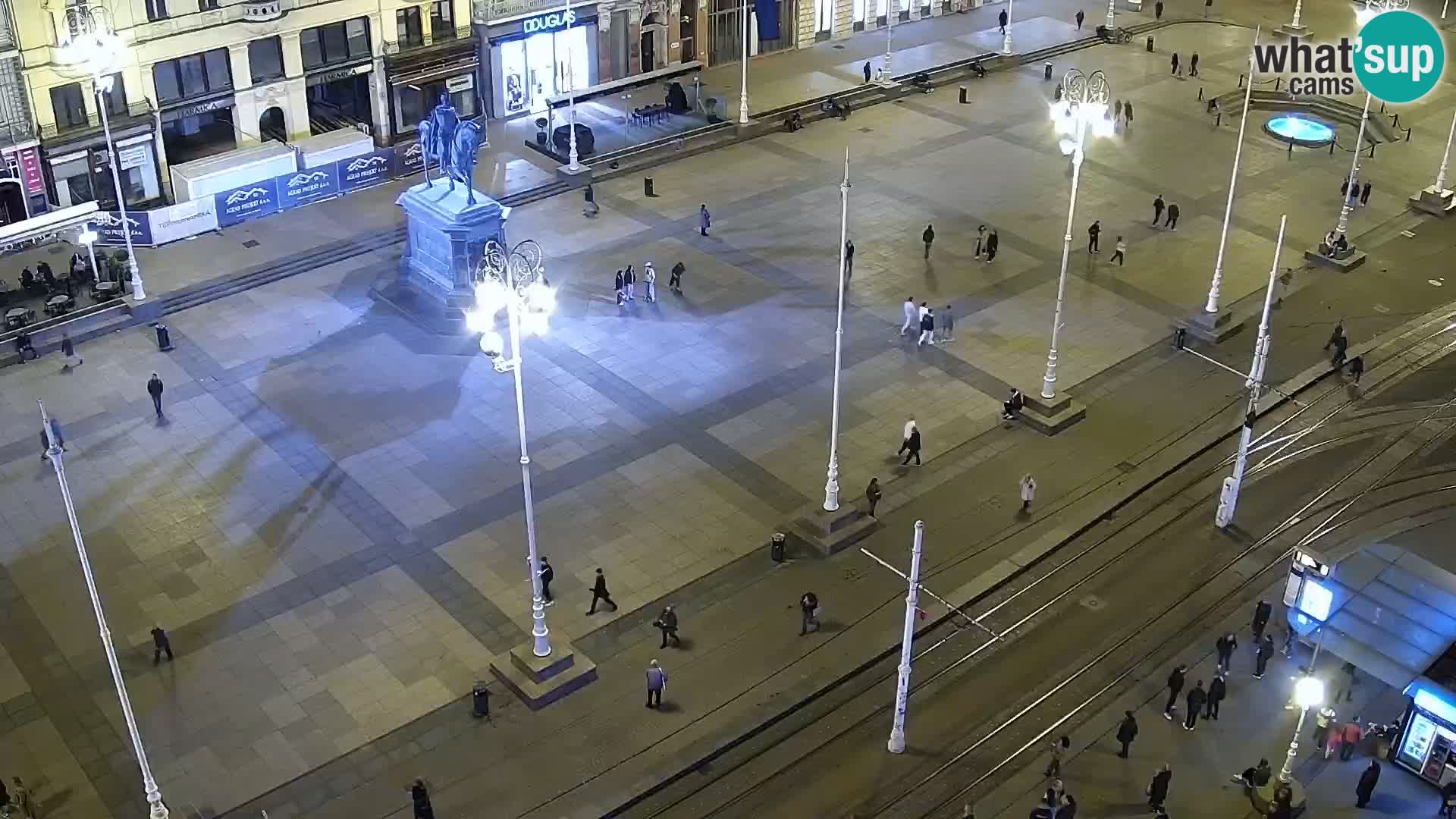 LIVE Webcam Zagreb Hotel Dubrovnik | Ban Jelačić square