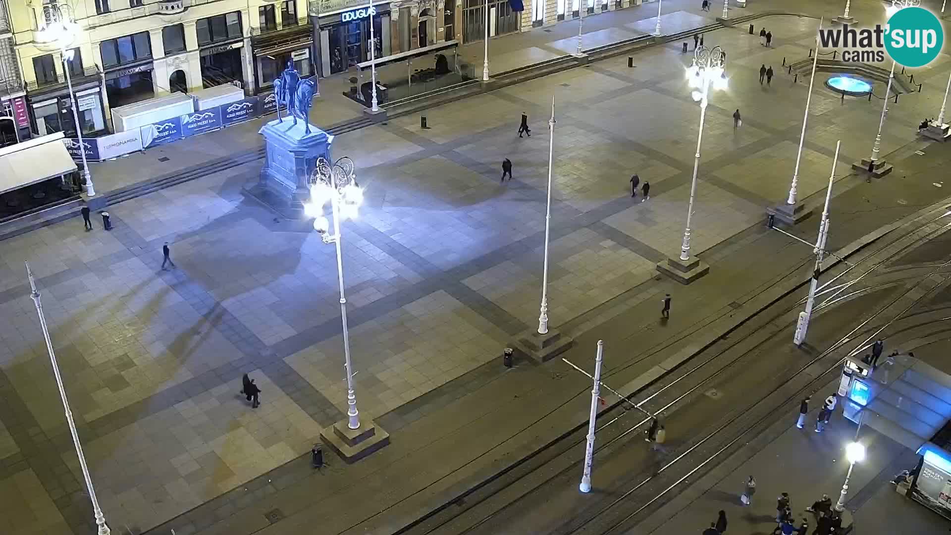 Plaza Ban Jelačić camera en vivo Zagreb – Hotel Dubrovnik