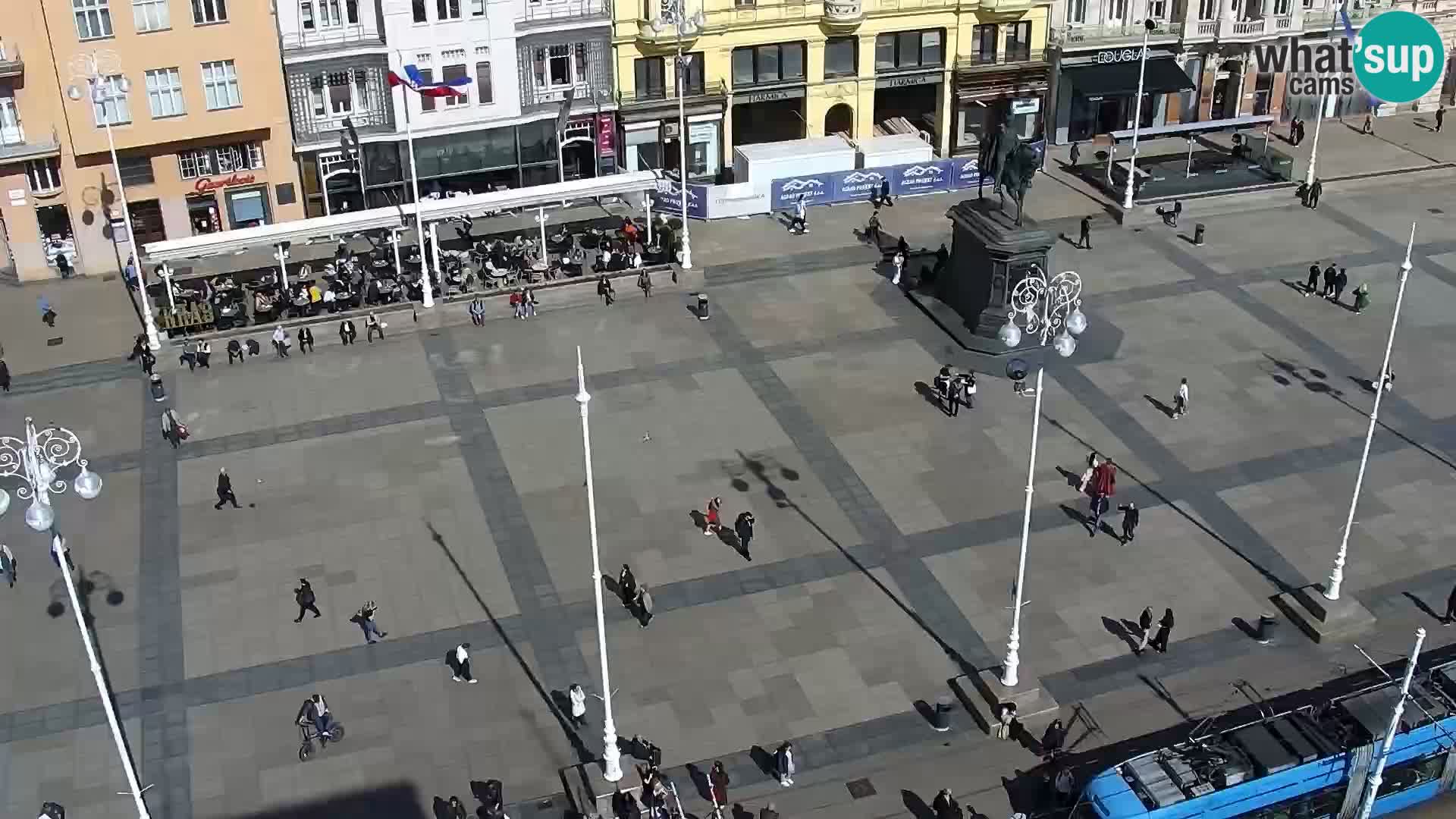 LIVE Webcam Zagreb Hotel Dubrovnik | Ban Jelačić square