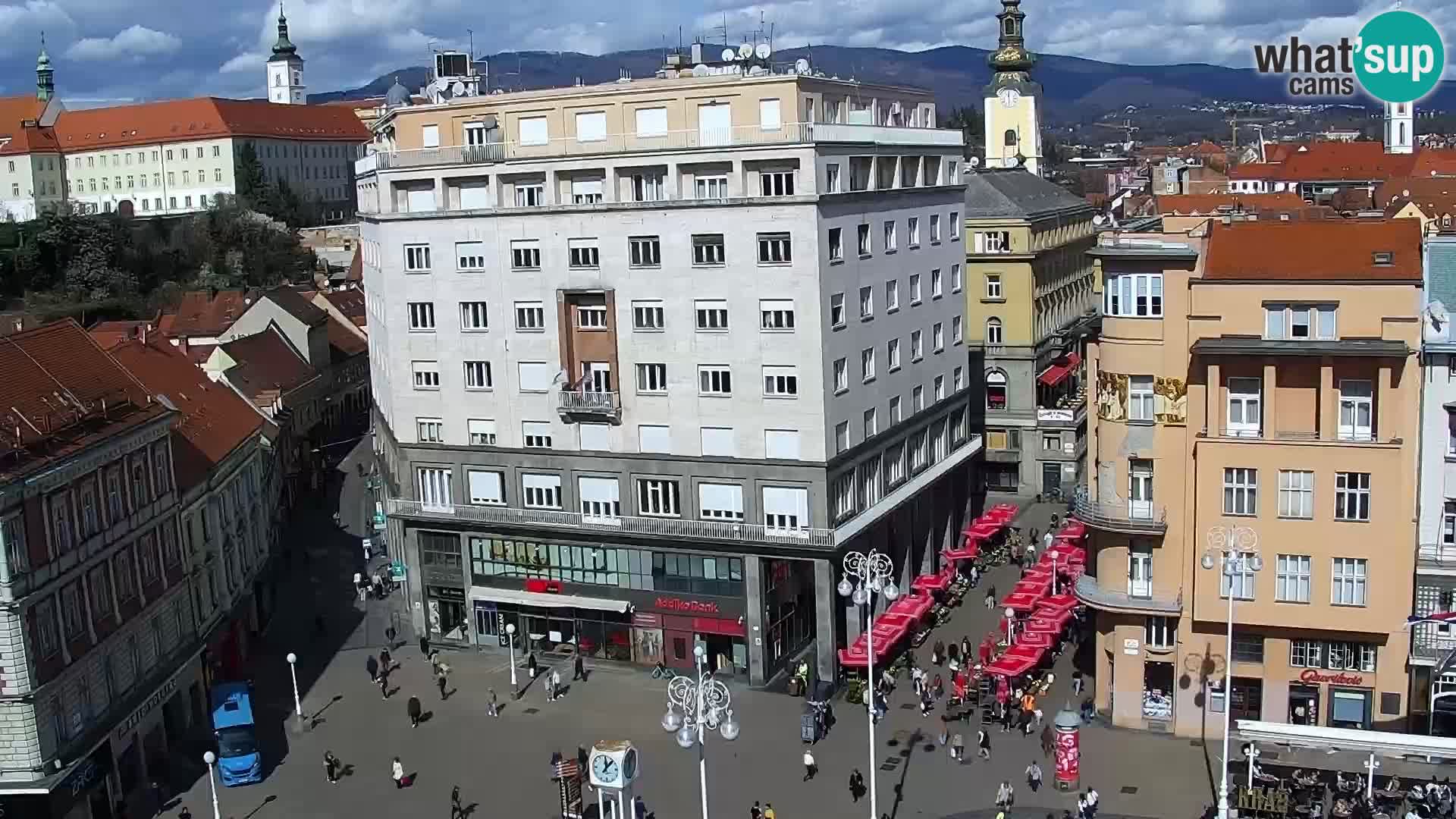 LIVE Webcam Zagreb Hotel Dubrovnik | Ban Jelačić square