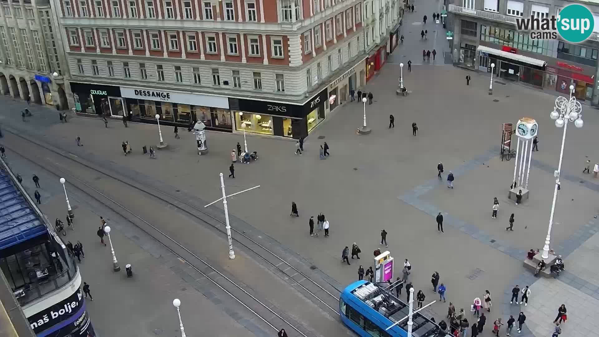 LIVE Webcam Zagreb Hotel Dubrovnik | Ban Jelačić square