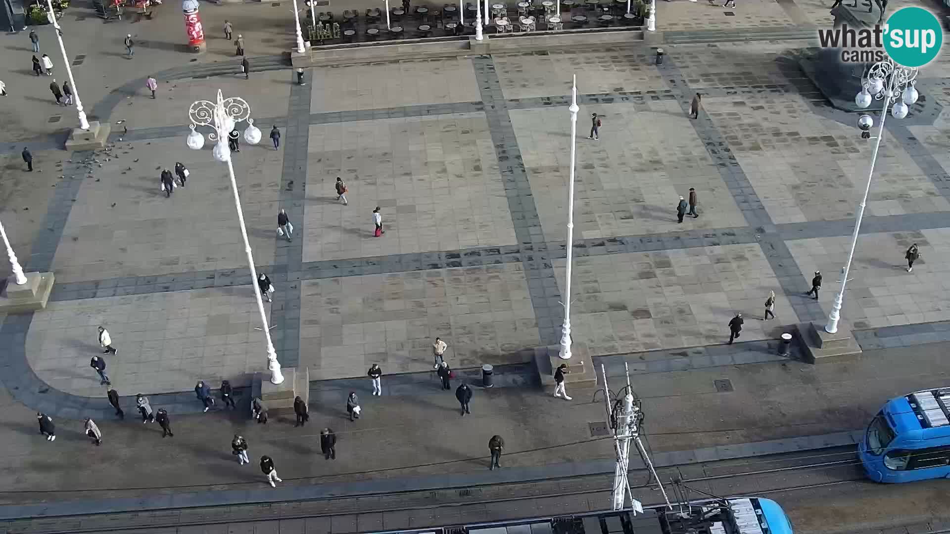 Webcam live Zagreb – Piazza Ban Jelačić