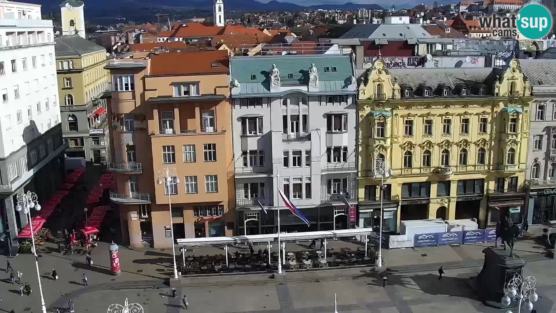 Zagreb – Bana Jelačića square panorama