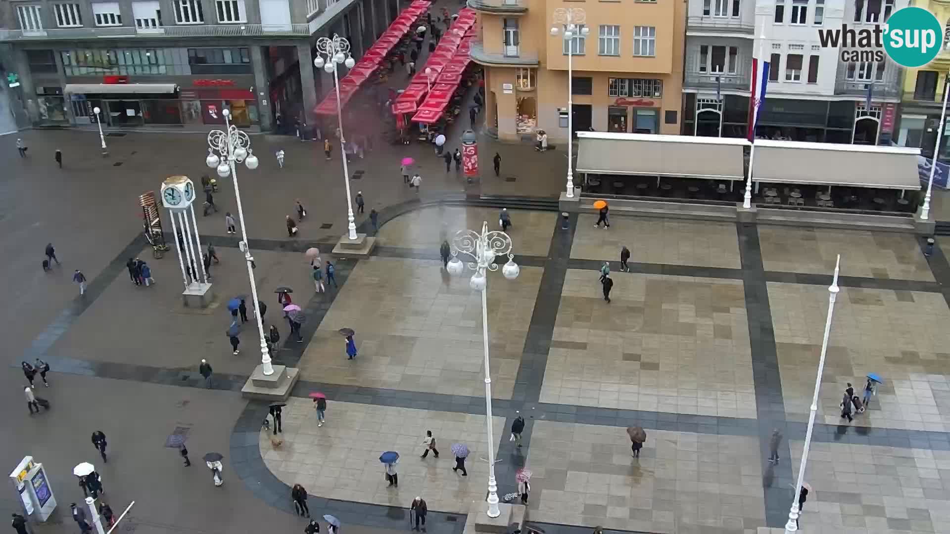 Plaza Ban Jelačić camera en vivo Zagreb – Hotel Dubrovnik