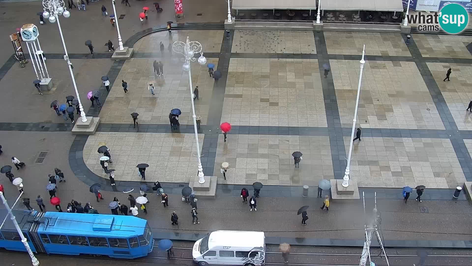 Webcam live Zagreb – Piazza Ban Jelačić