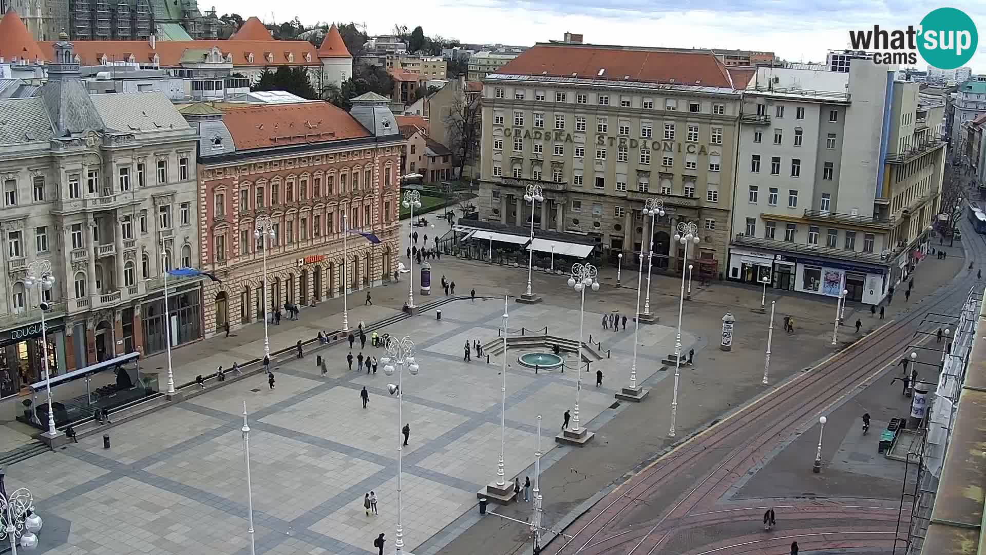 LIVE Webcam Zagreb Hotel Dubrovnik | Ban Jelačić square