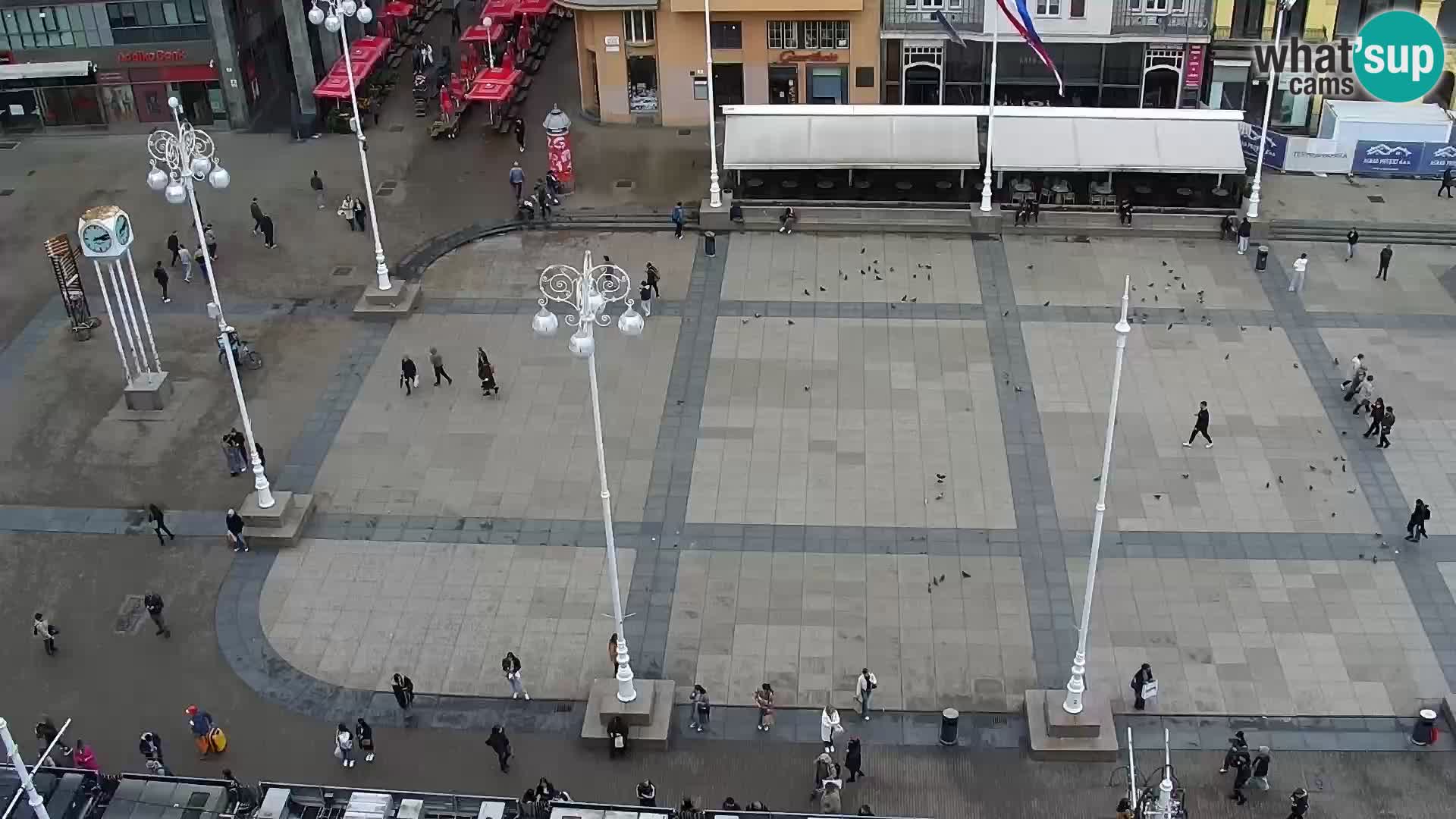 Webcam live Zagreb – Ban Jelačić Platz