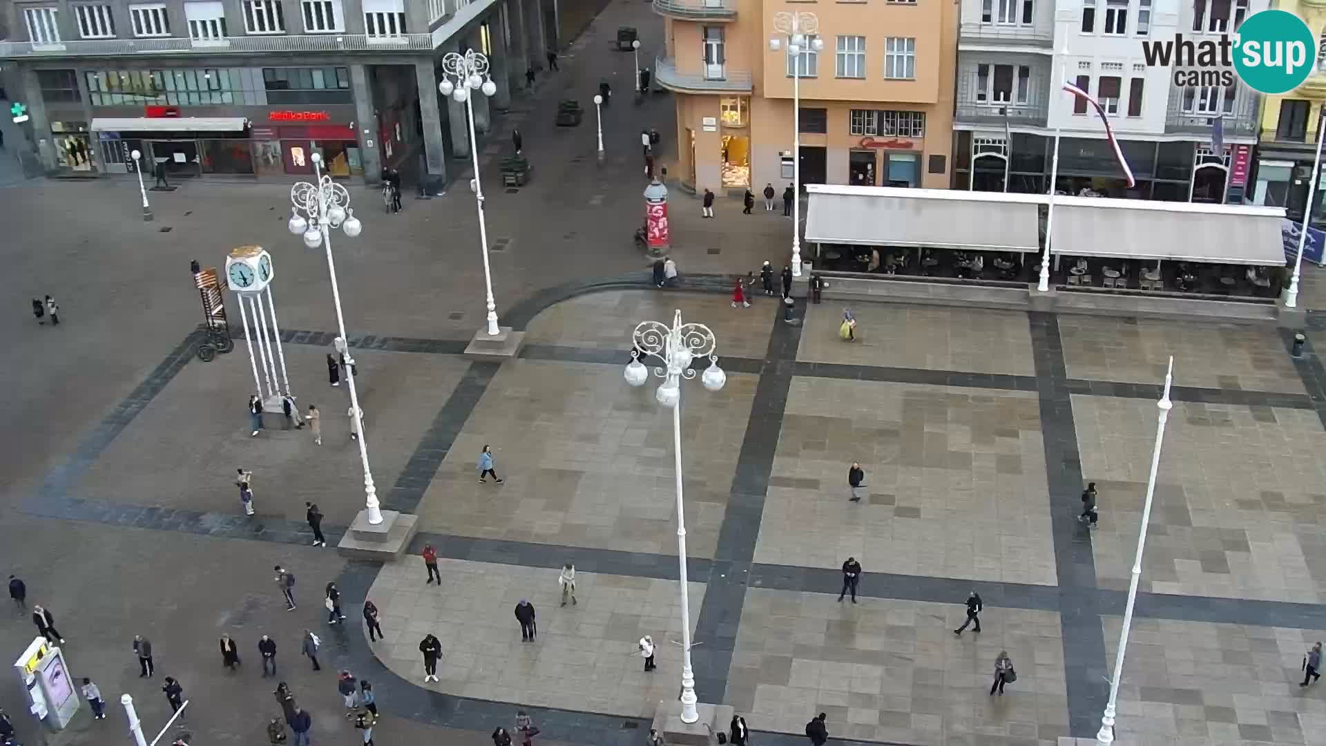 Plaza Ban Jelačić camera en vivo Zagreb – Hotel Dubrovnik