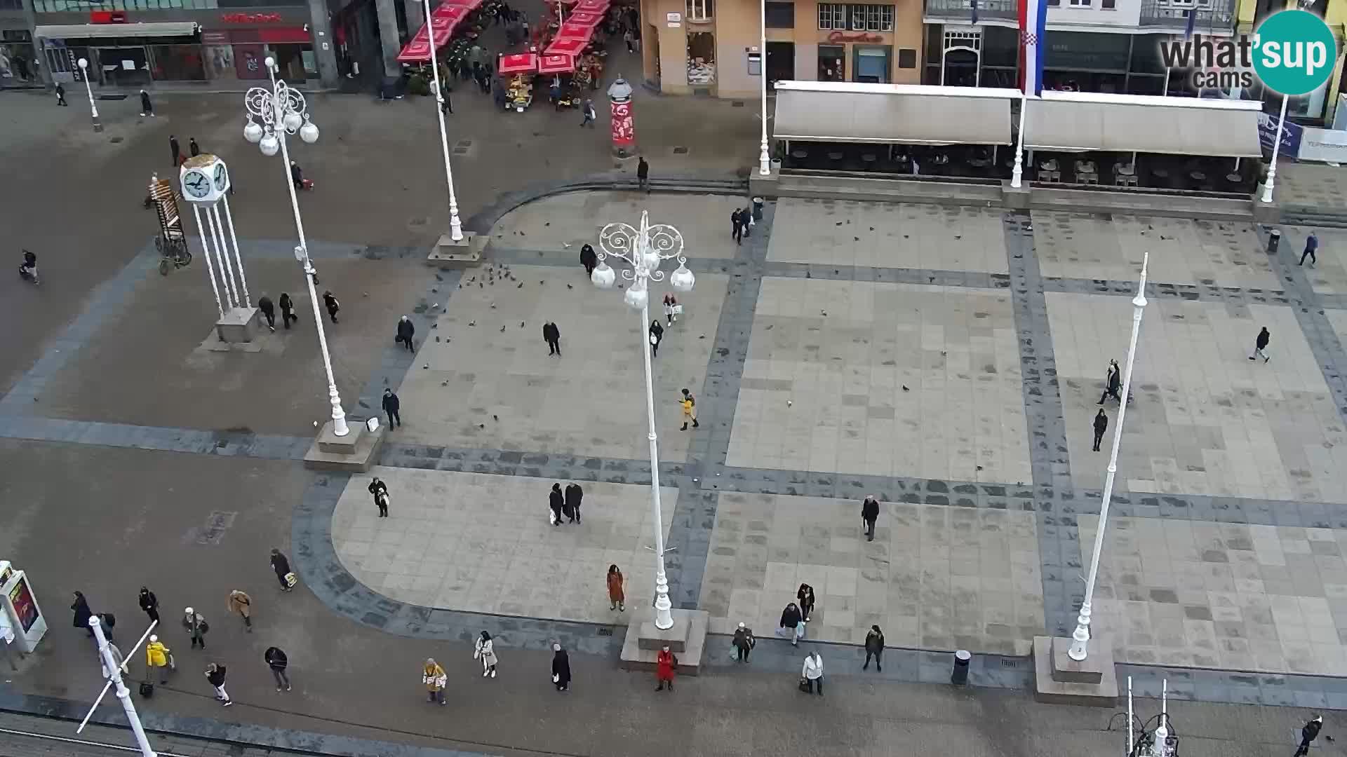 Zagreb – Bana Jelačića square panorama