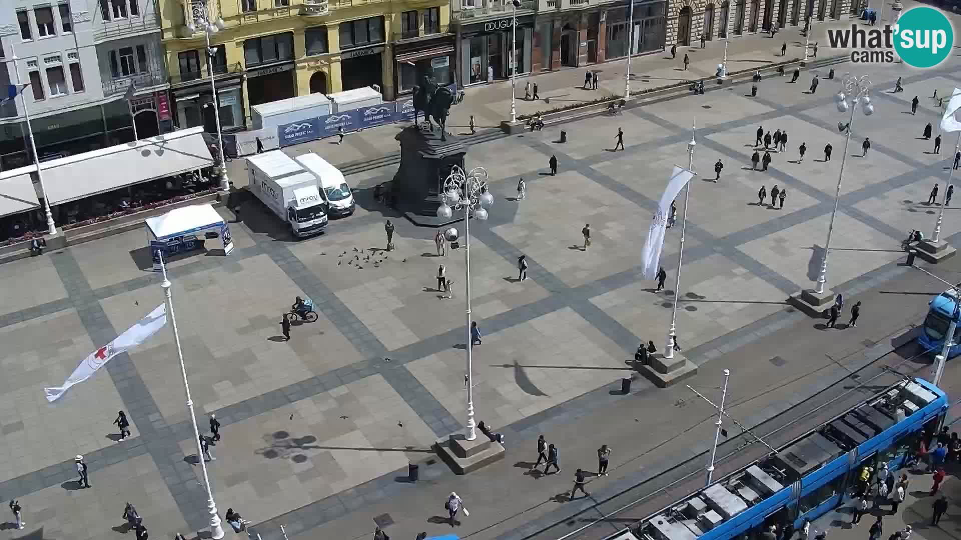 LIVE Webcam Zagreb Hotel Dubrovnik | Ban Jelačić square