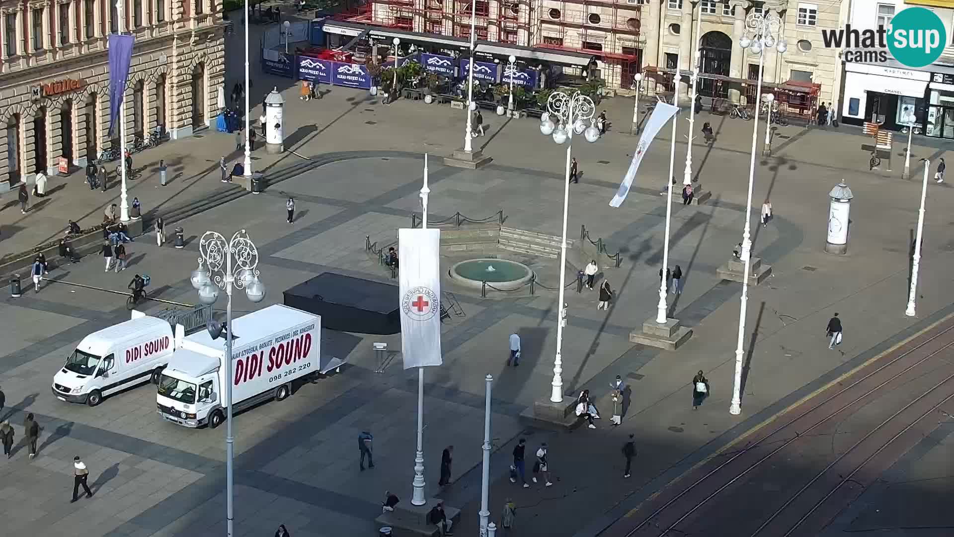 Webcam Zagreb – Ban Jelačić square