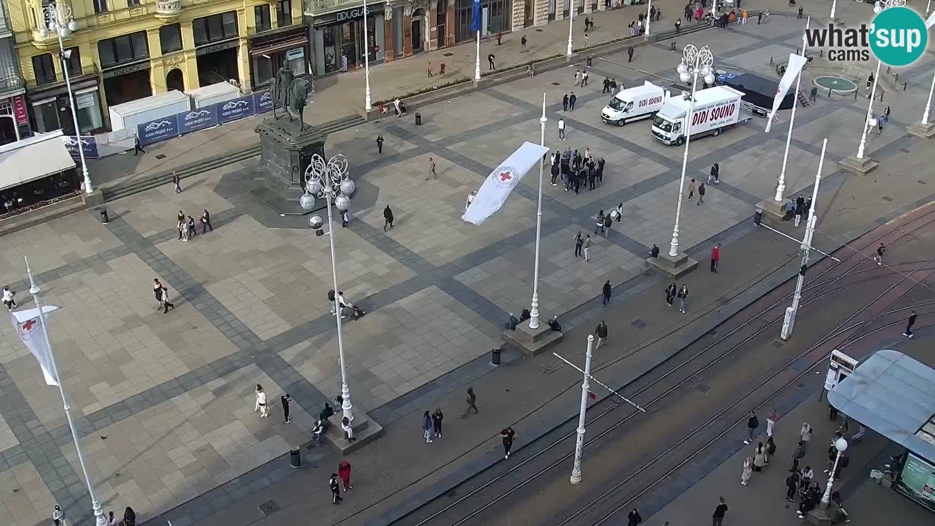 Webcam live Zagreb – Piazza Ban Jelačić