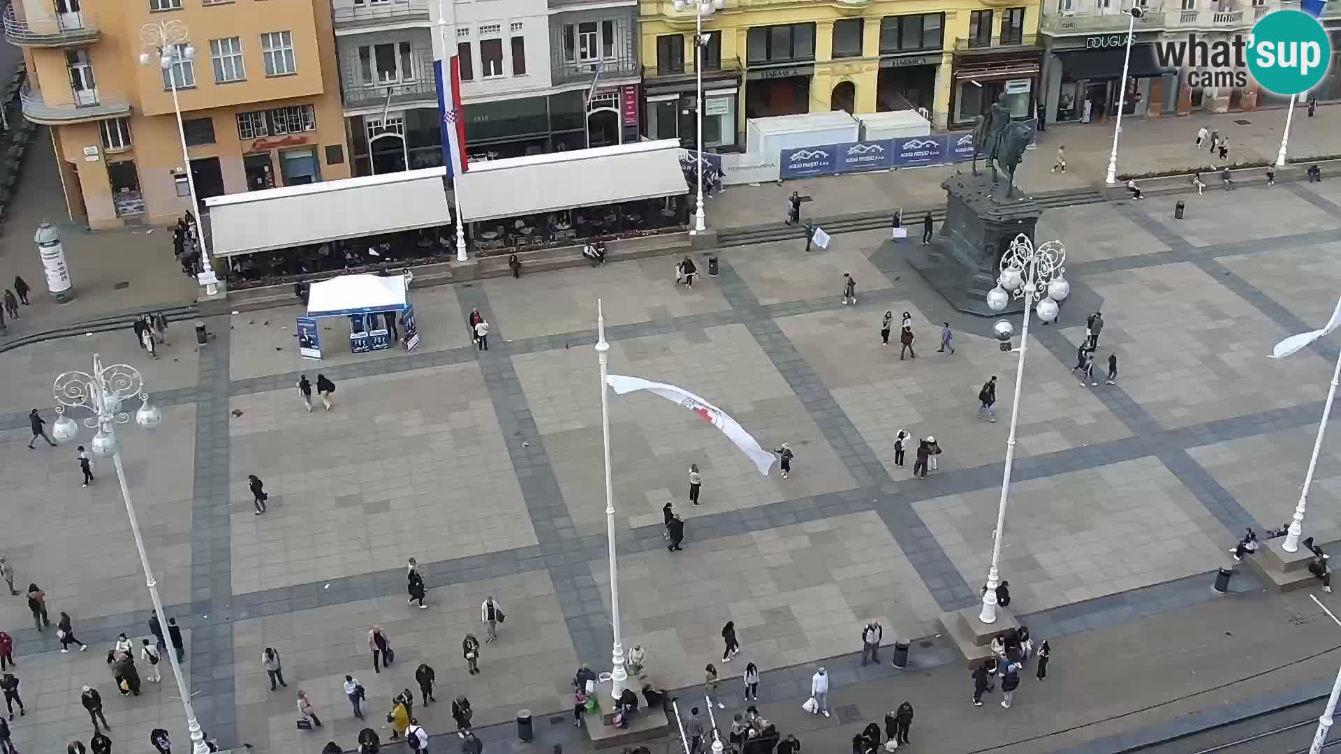 Plaza Ban Jelačić camera en vivo Zagreb – Hotel Dubrovnik