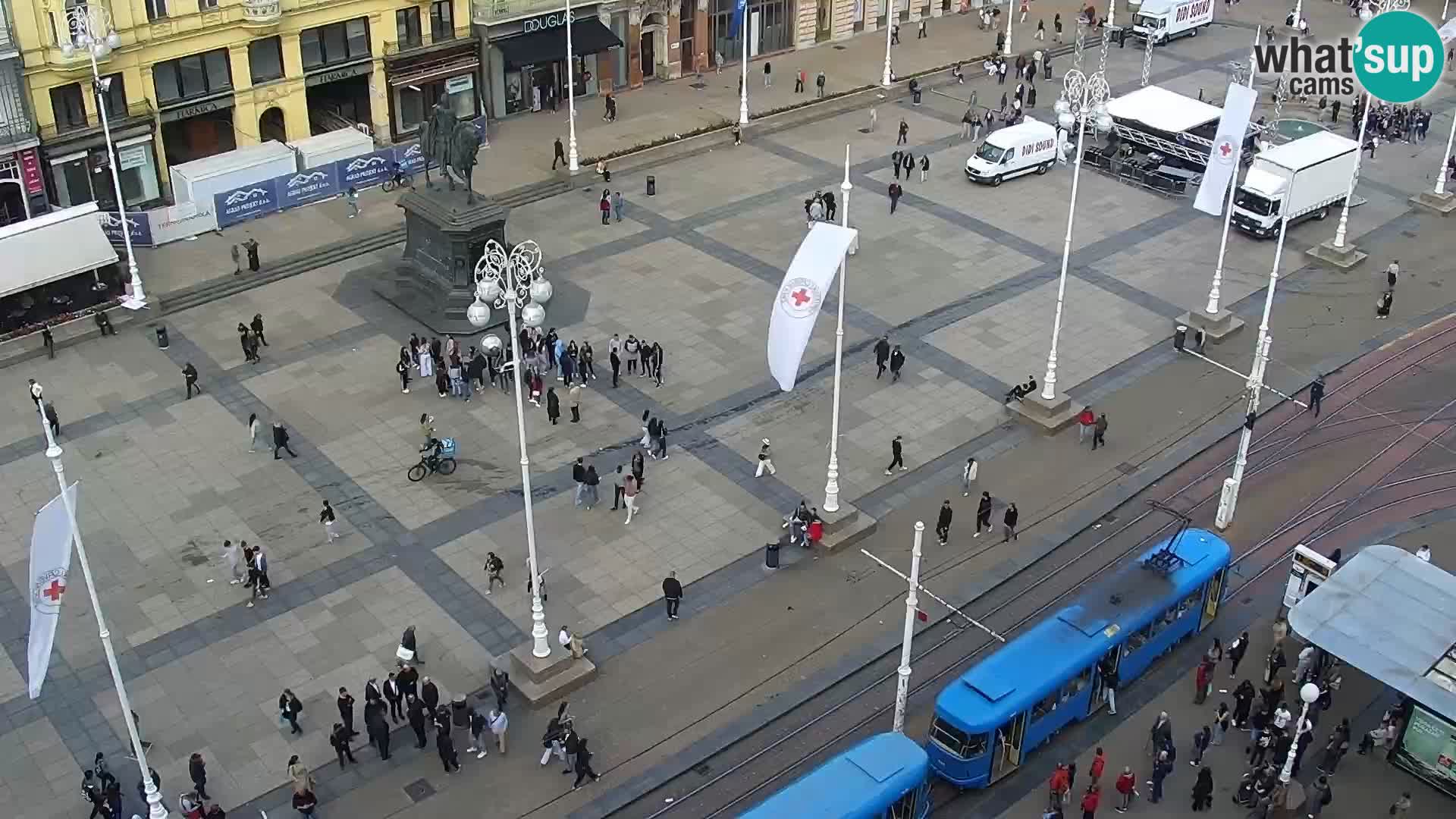 Piazza Ban Jelačić livecam Zagreb – Hotel Dubrovnik