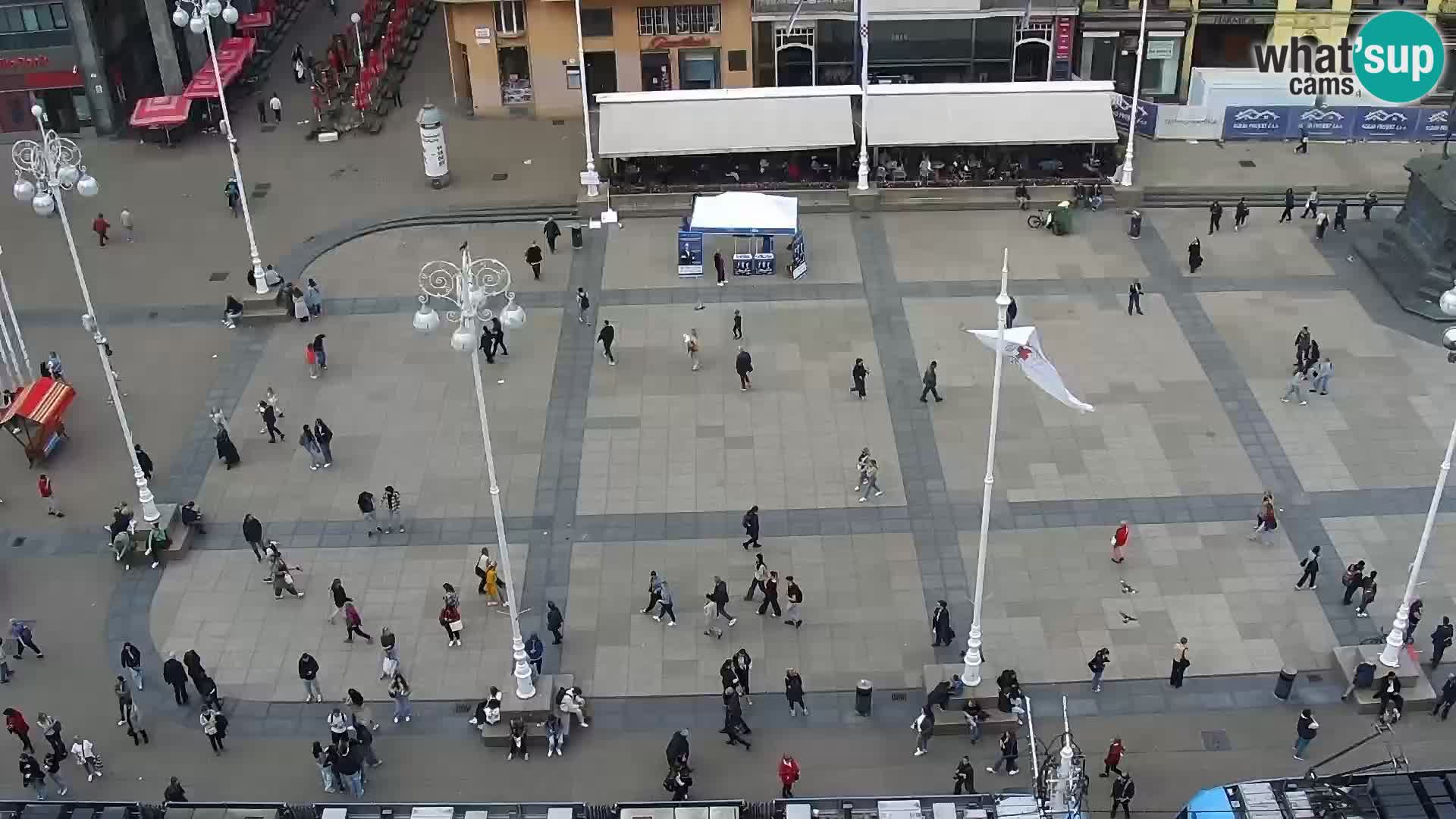 Piazza Ban Jelačić livecam Zagreb – Hotel Dubrovnik