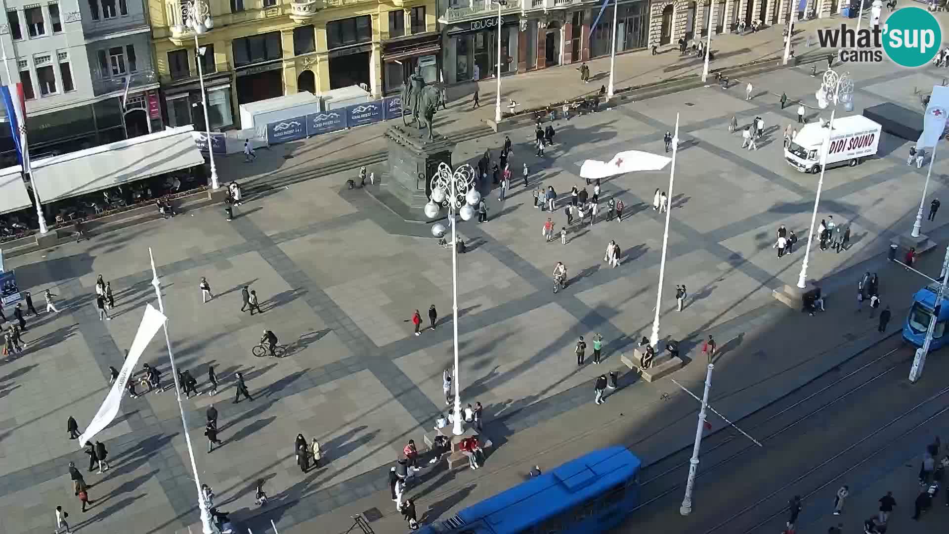 Ban Jelačić Platz  Live webcam Zagreb – Hotel Dubrovnik
