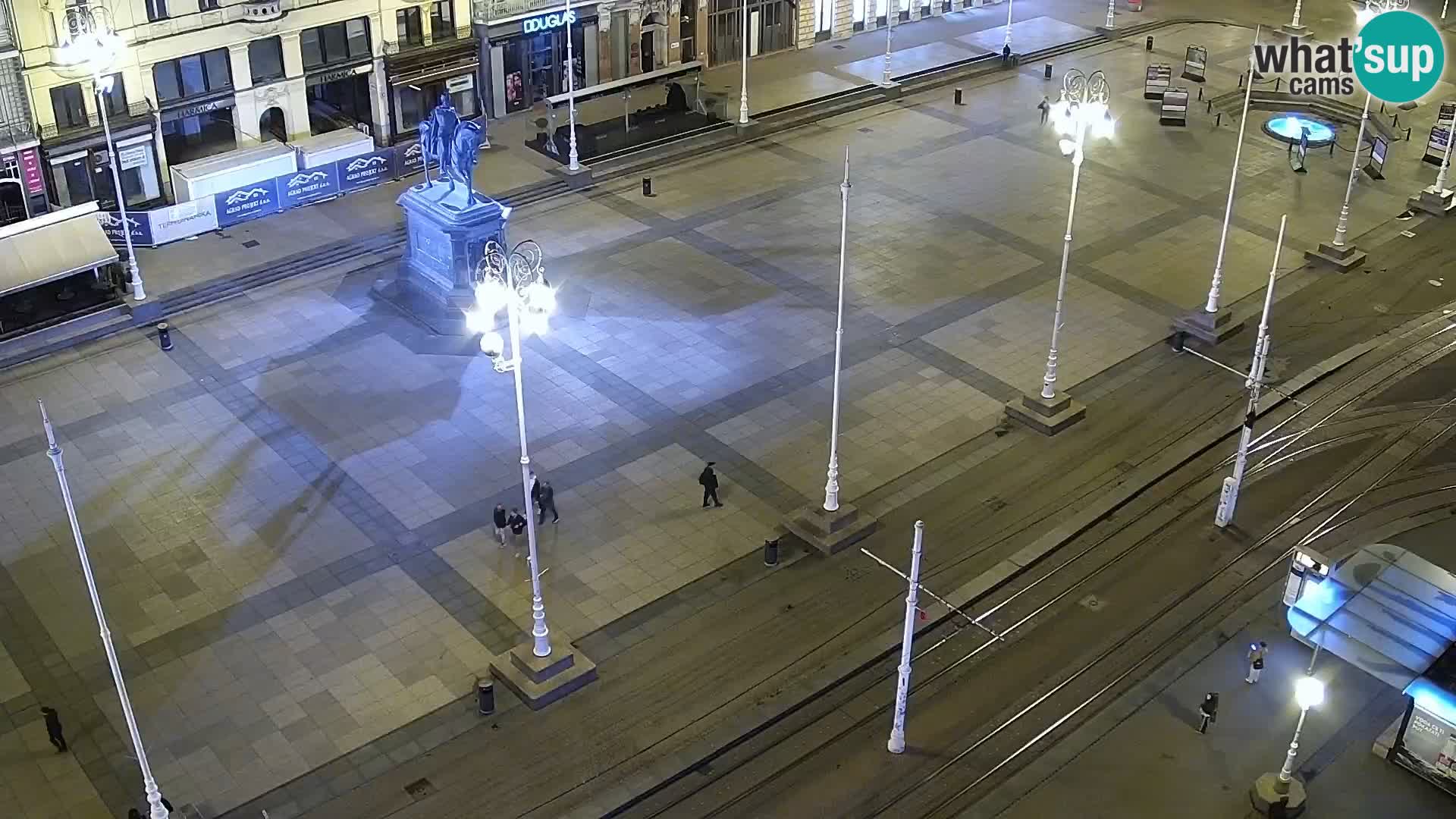 Plaza Ban Jelačić camera en vivo Zagreb – Hotel Dubrovnik