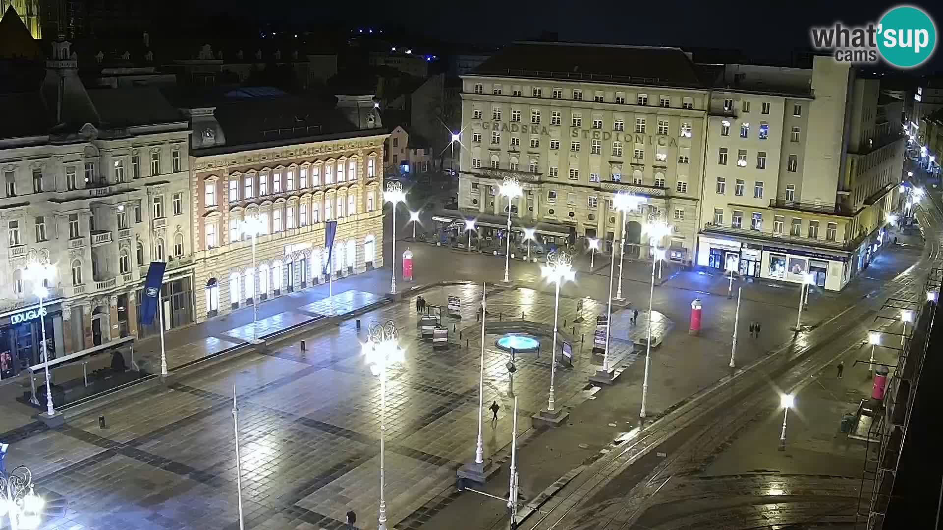 Plaza Ban Jelačić camera en vivo Zagreb – Hotel Dubrovnik