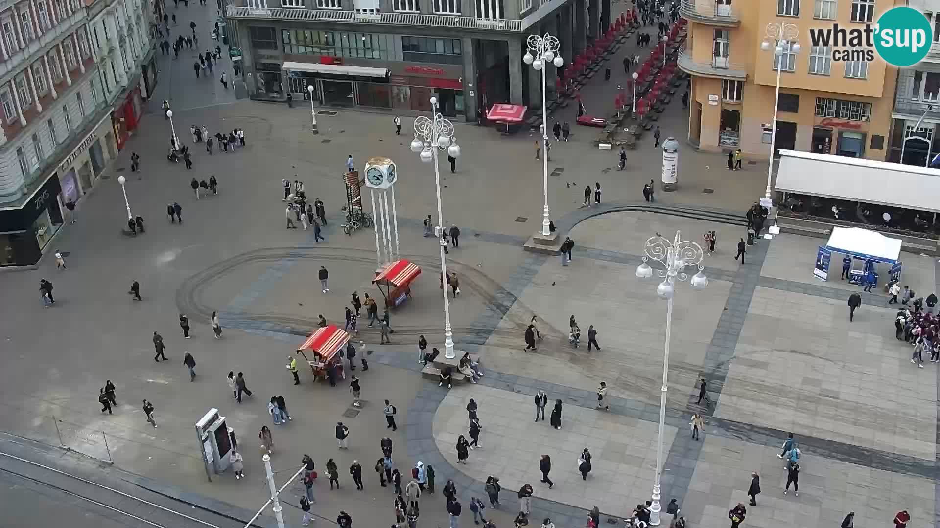 Piazza Ban Jelačić livecam Zagreb – Hotel Dubrovnik