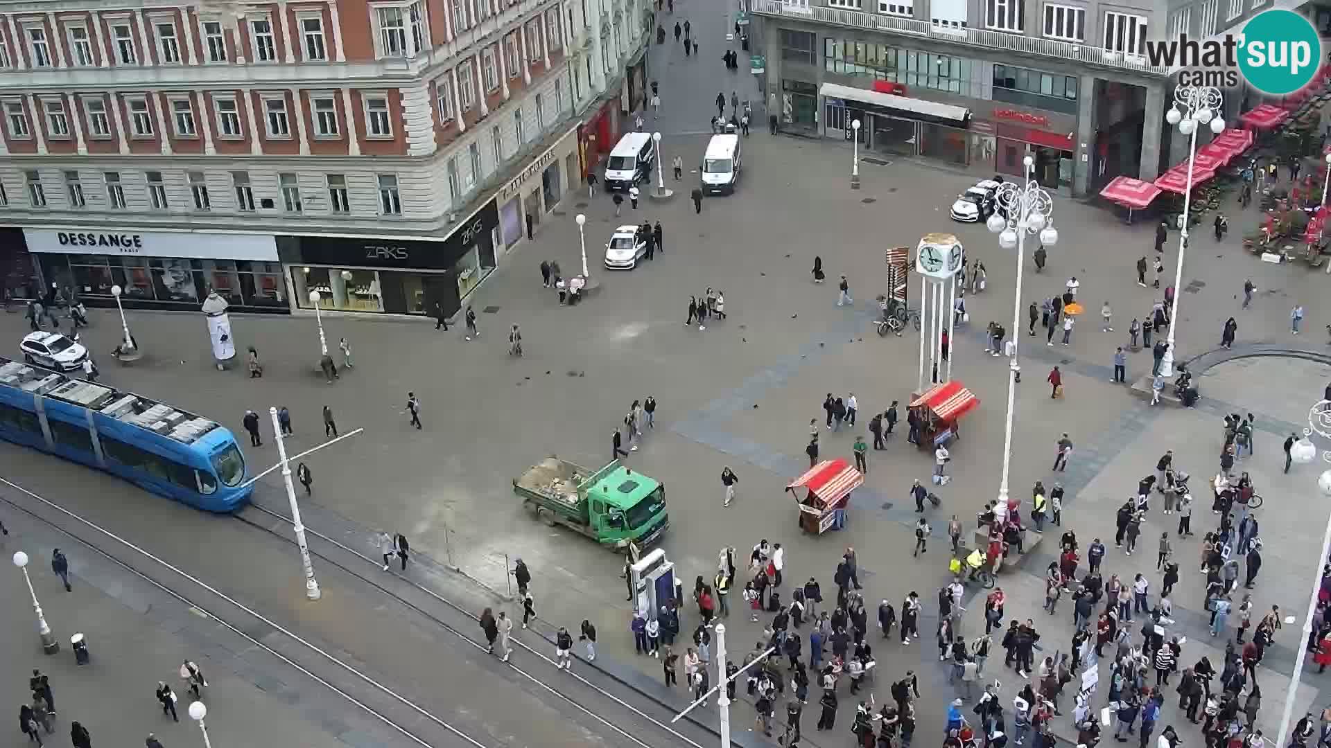 Web kamera Zagreb – Trg Bana Jelačića