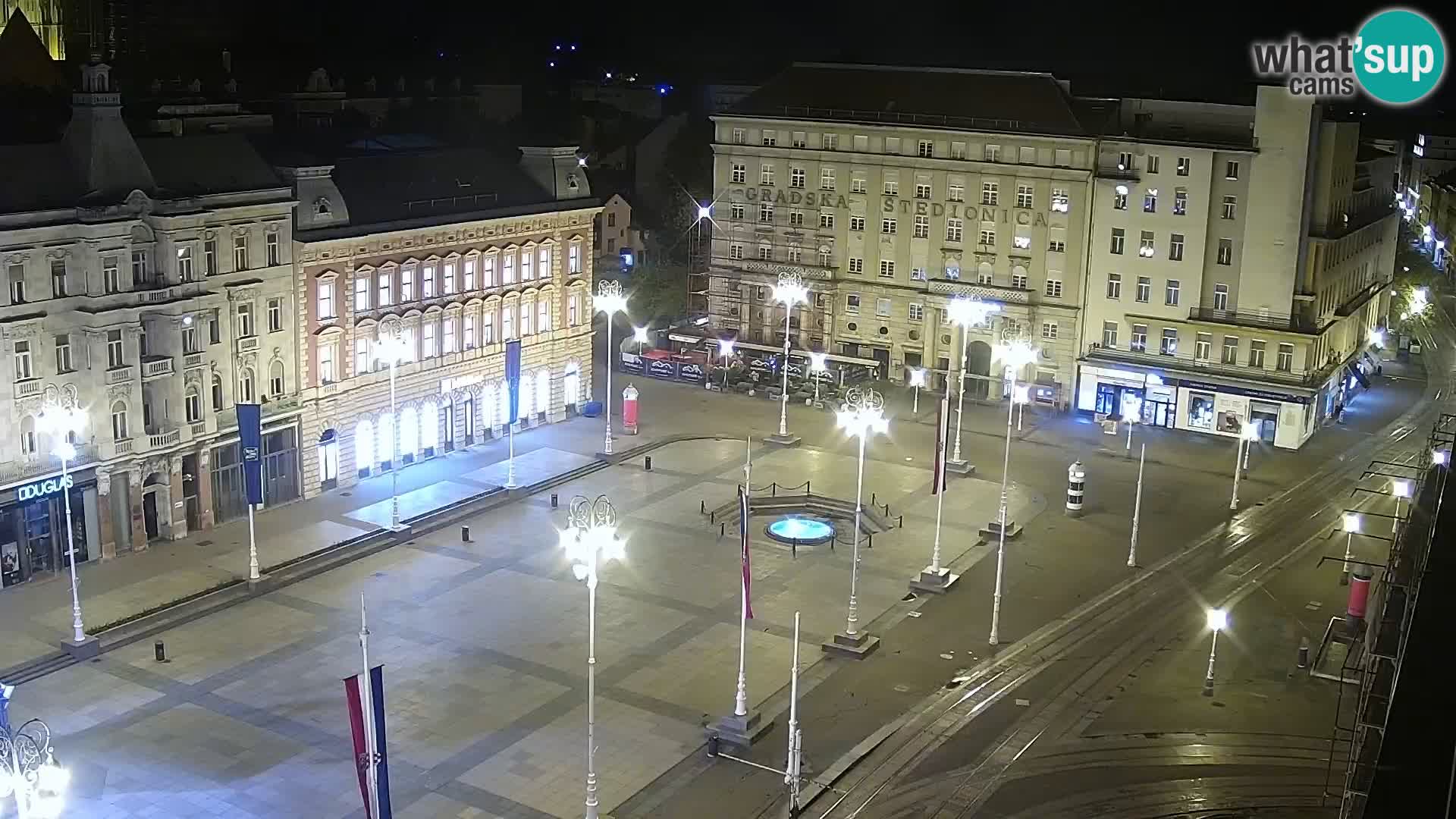 Zagreb – Bana Jelačića square panorama