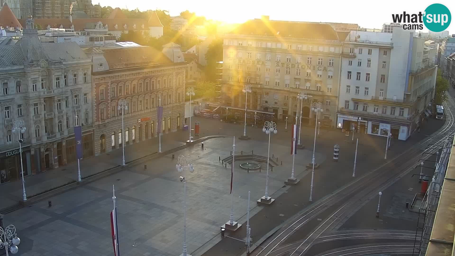 Webcam Zagreb – Ban Jelačić square