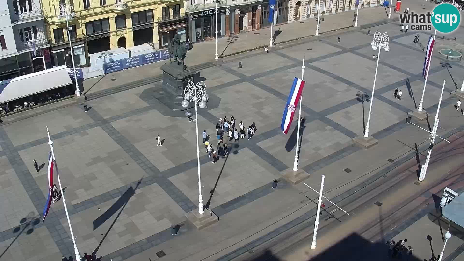 Piazza Ban Jelačić livecam Zagreb – Hotel Dubrovnik