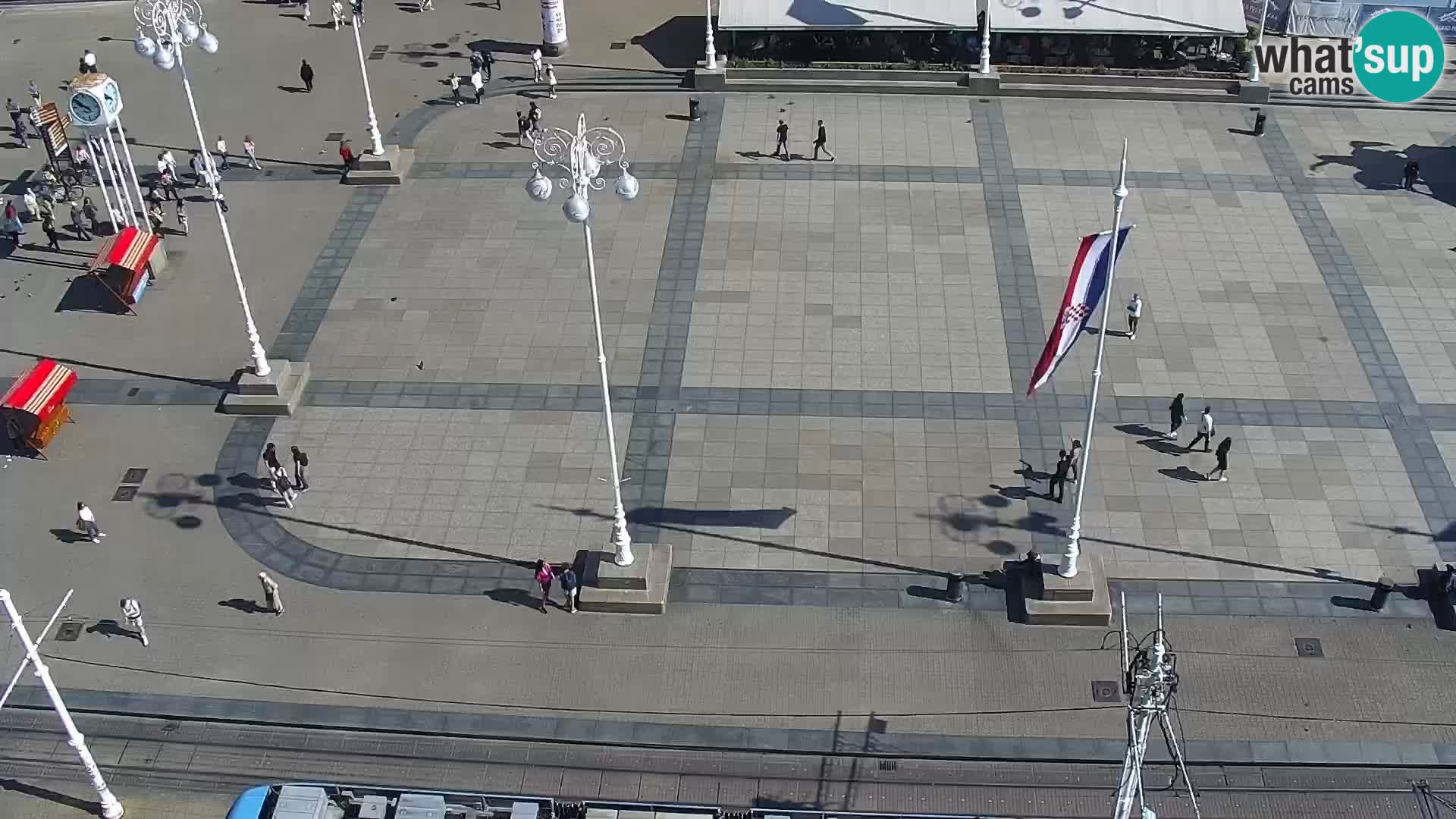 LIVE Webcam Zagreb Hotel Dubrovnik | Ban Jelačić square