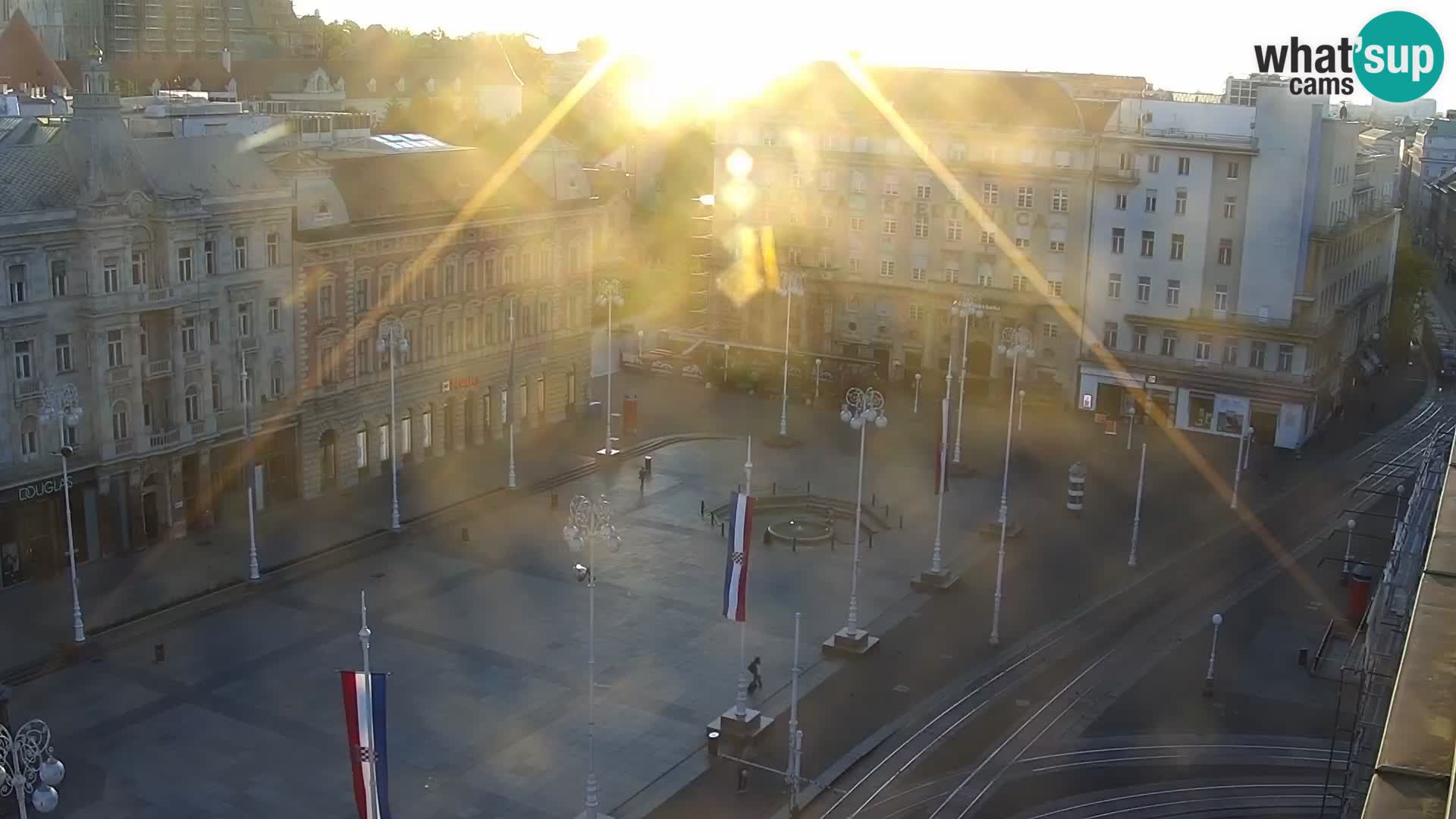 Webcam live Zagreb – Piazza Ban Jelačić