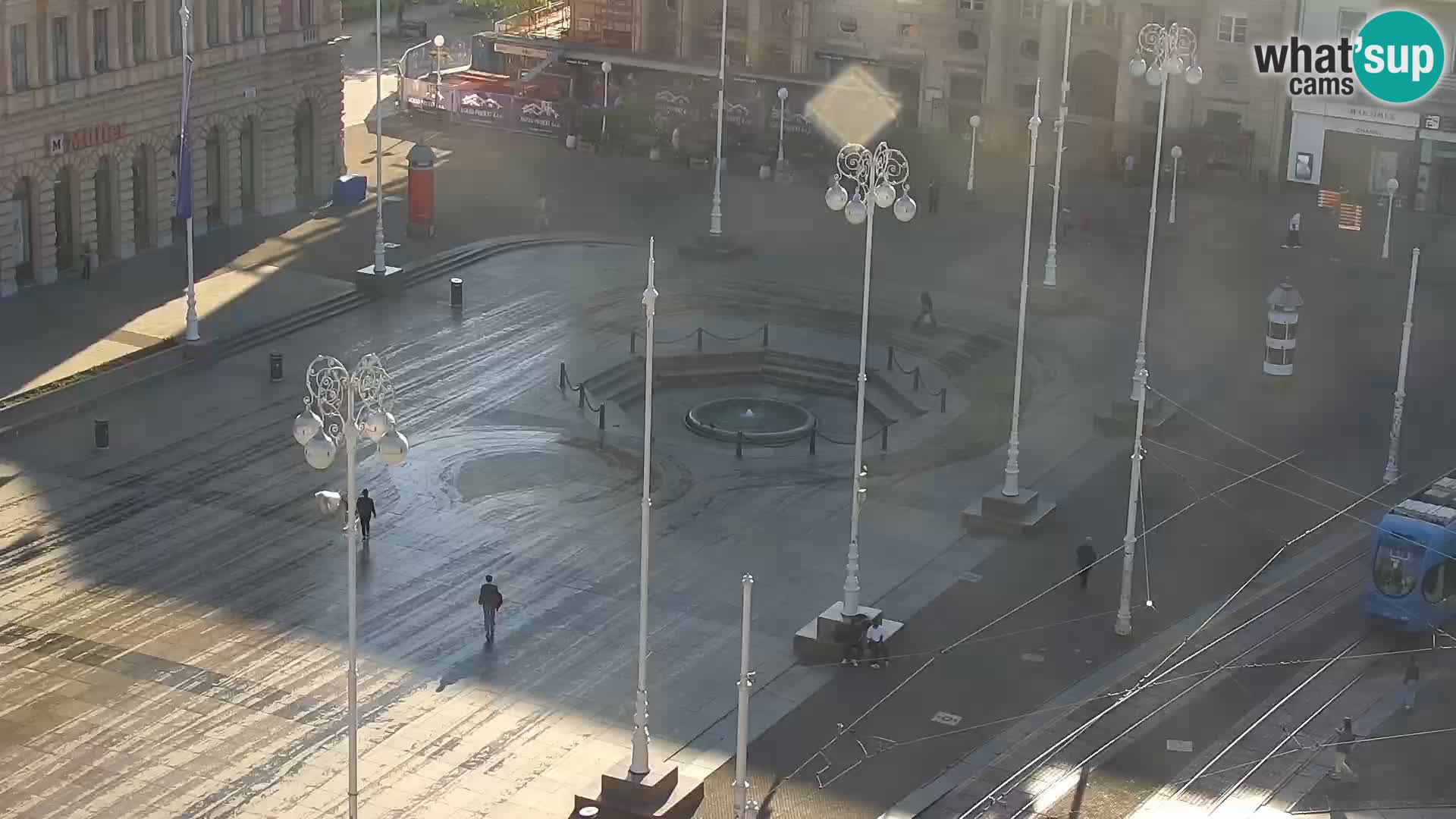 Zagreb – Bana Jelačića square panorama