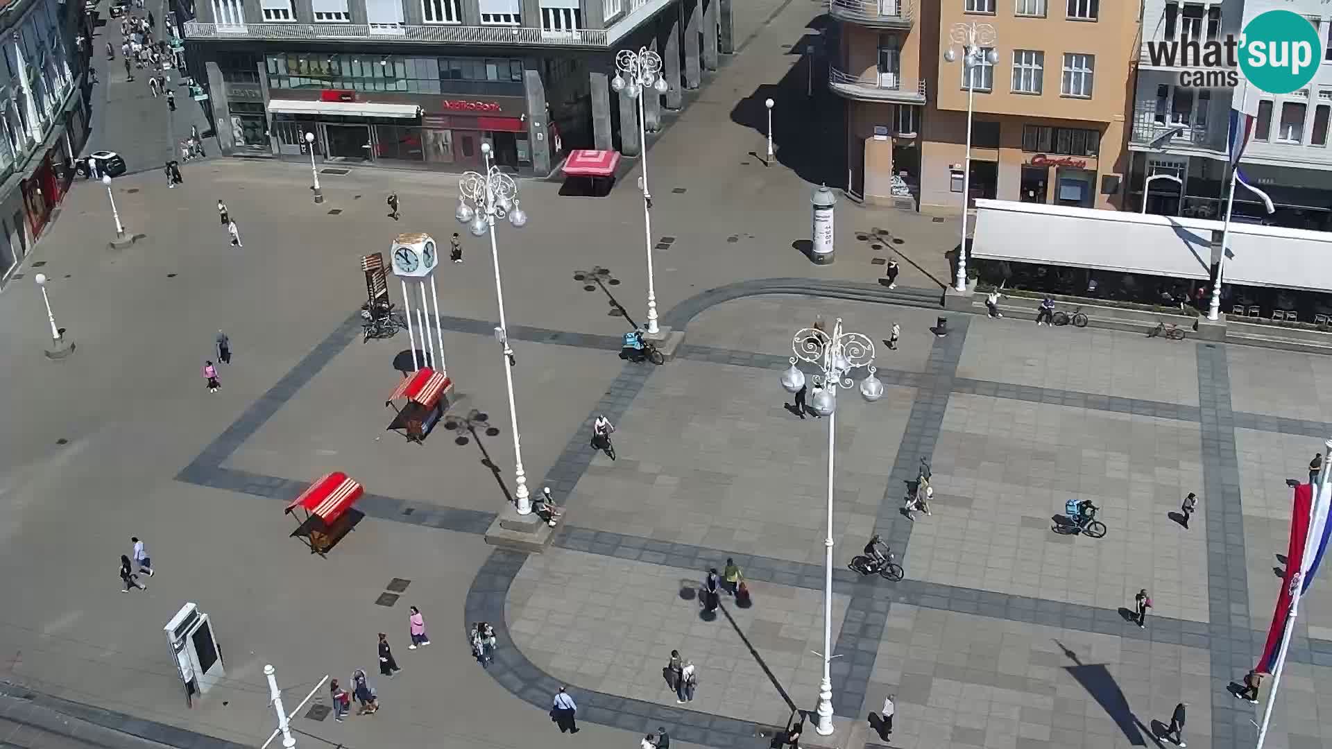 Webcam live Zagreb – Ban Jelačić Platz