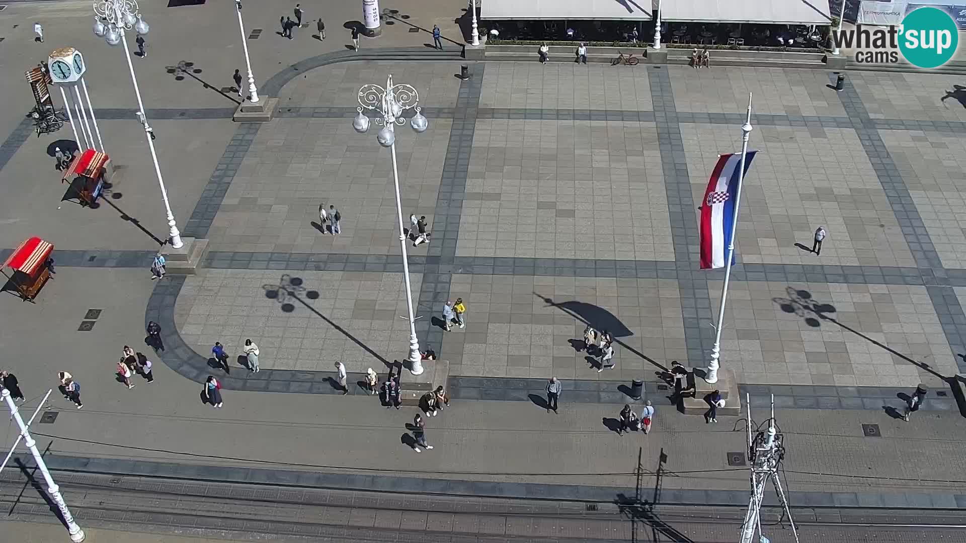 Ban Jelačić Platz  Live webcam Zagreb – Hotel Dubrovnik