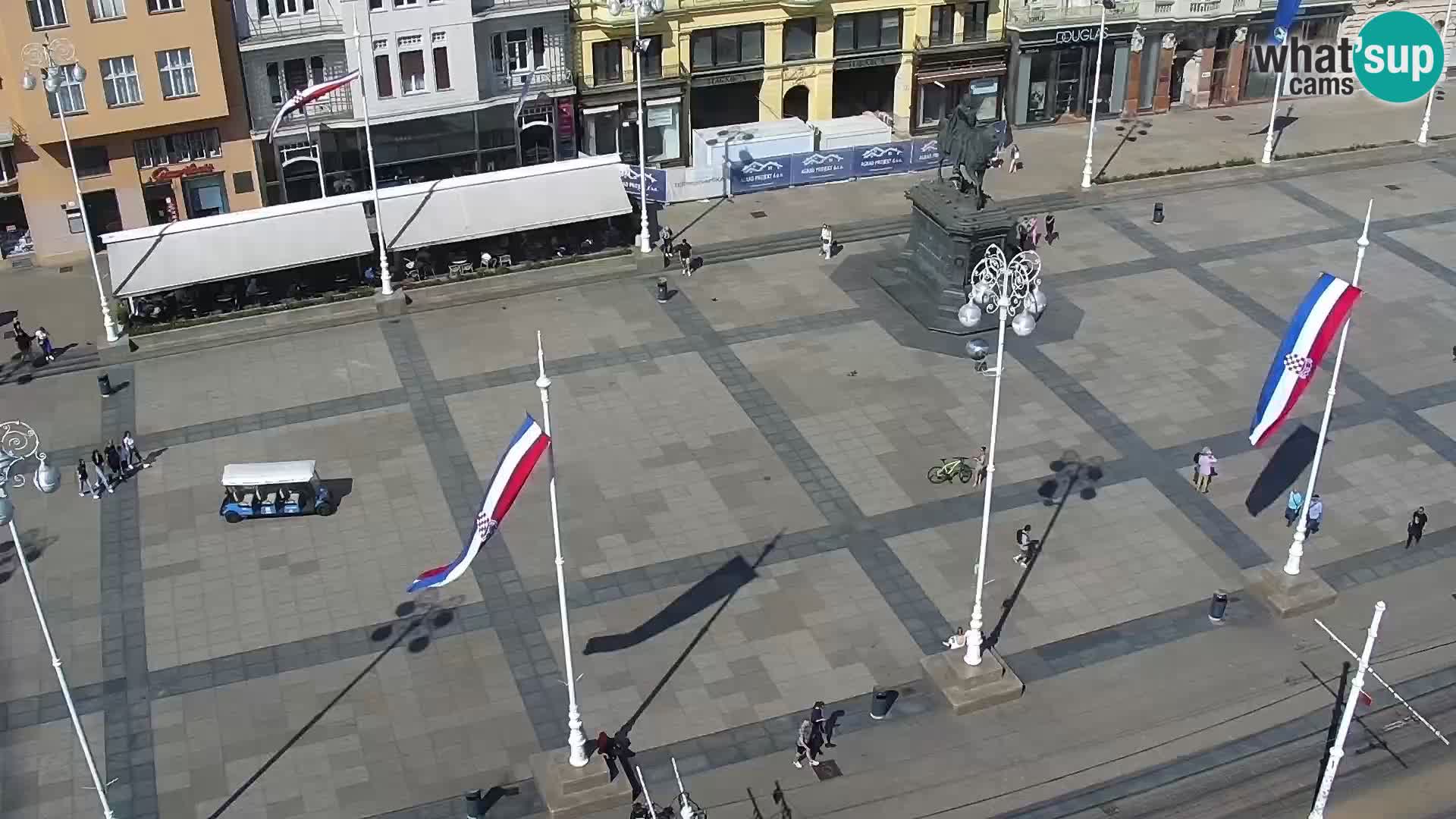 Ban Jelačić Platz  Live webcam Zagreb – Hotel Dubrovnik