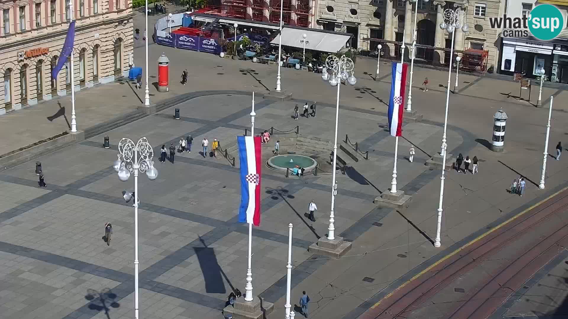 Piazza Ban Jelačić livecam Zagreb – Hotel Dubrovnik