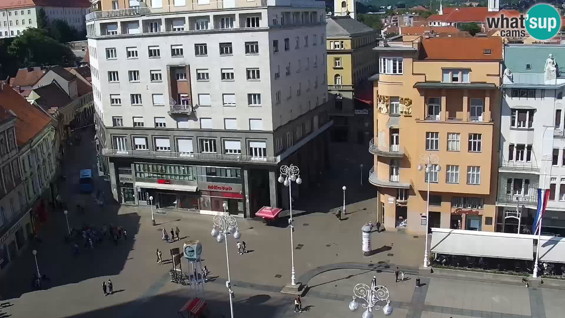 LIVE Webcam Zagreb Hotel Dubrovnik | Ban Jelačić square