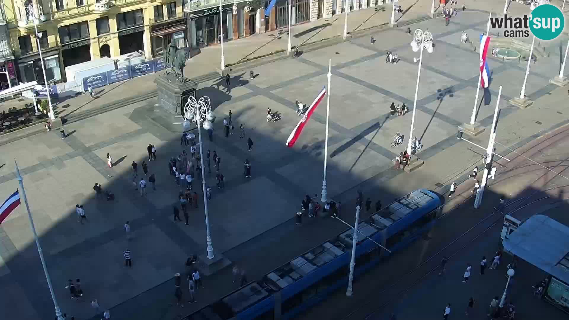 Webcam live Zagreb – Piazza Ban Jelačić