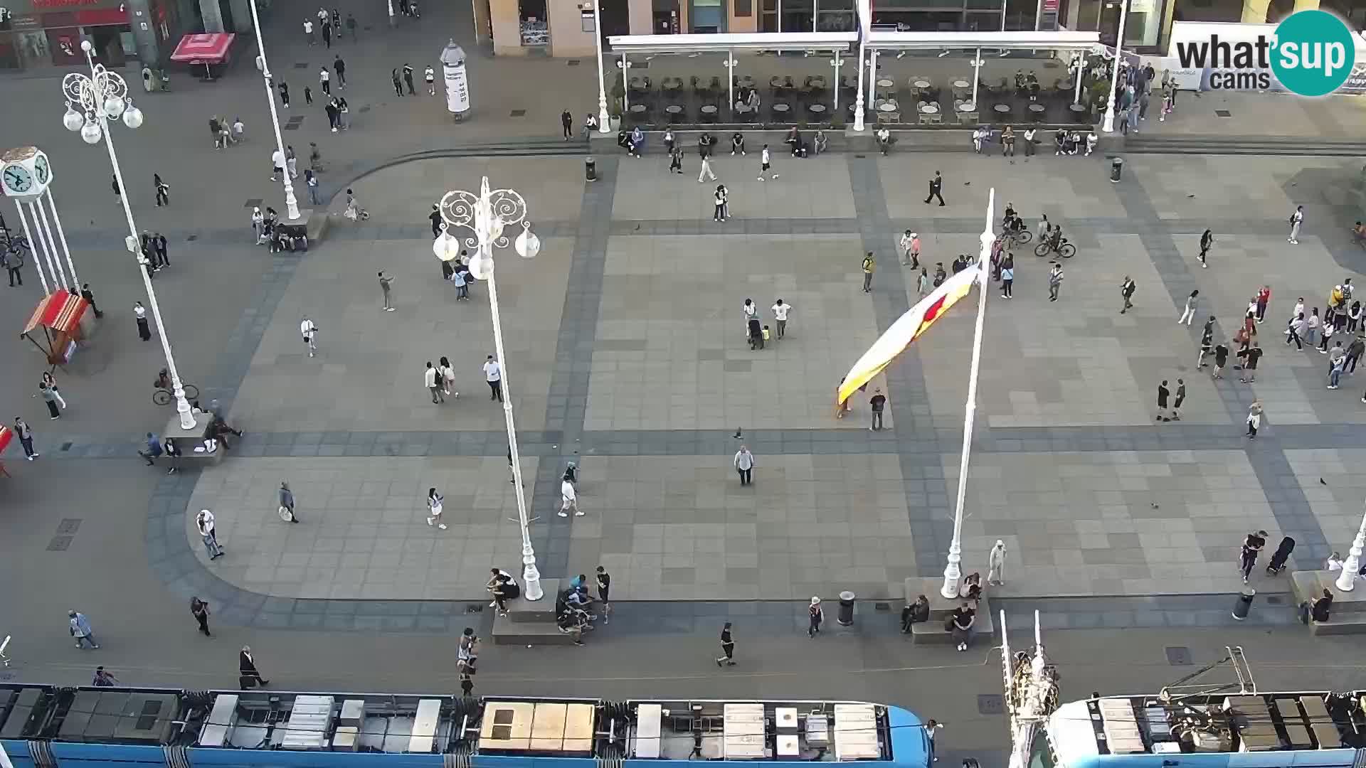 LIVE Webcam Zagreb Hotel Dubrovnik | Ban Jelačić square