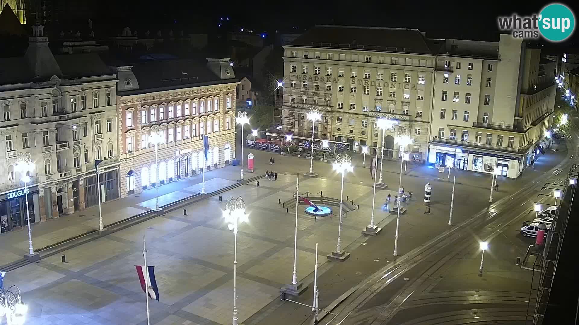 Webcam live Zagreb – Piazza Ban Jelačić