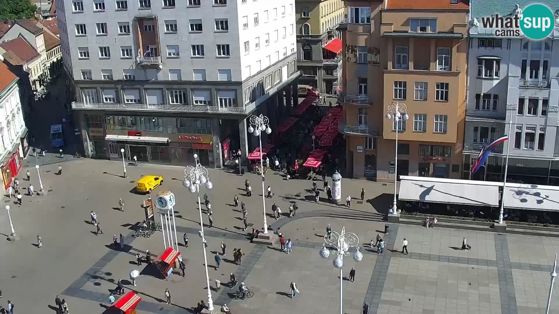 LIVE Webcam Zagreb Hotel Dubrovnik | Ban Jelačić square