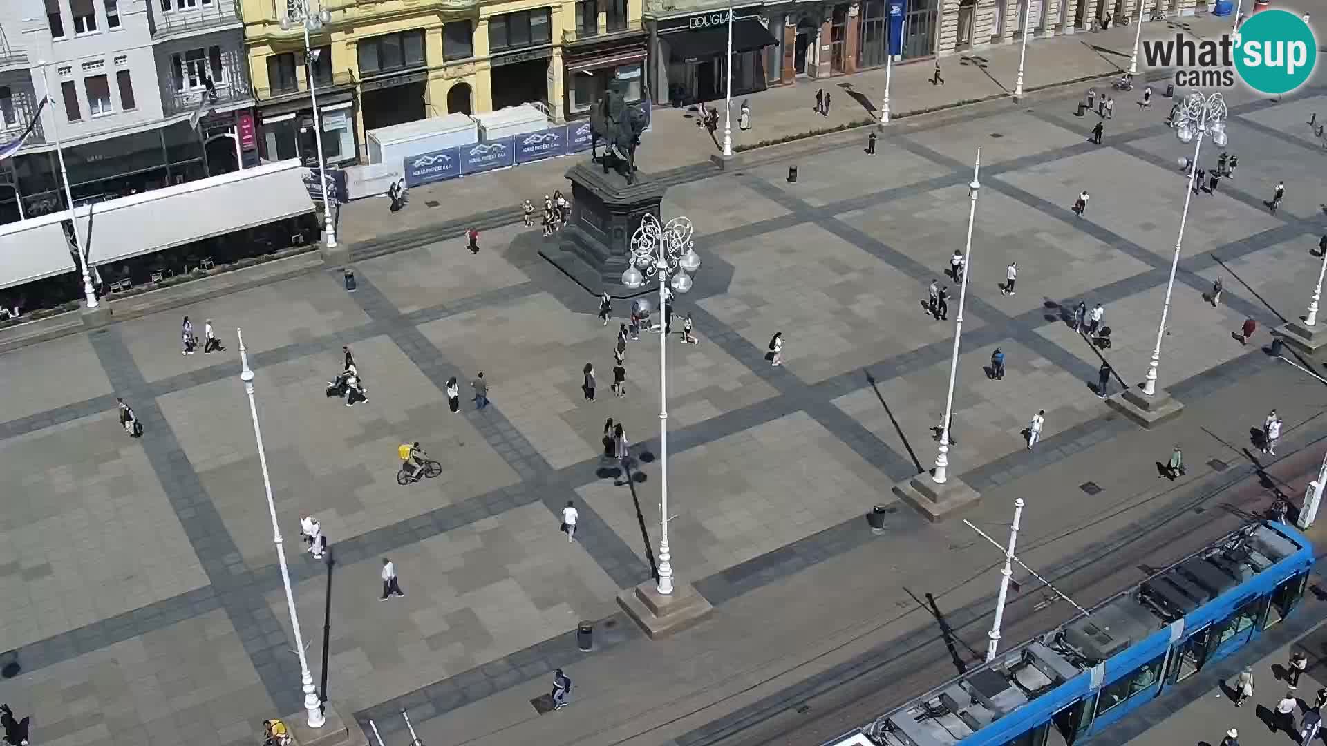 Piazza Ban Jelačić livecam Zagreb – Hotel Dubrovnik