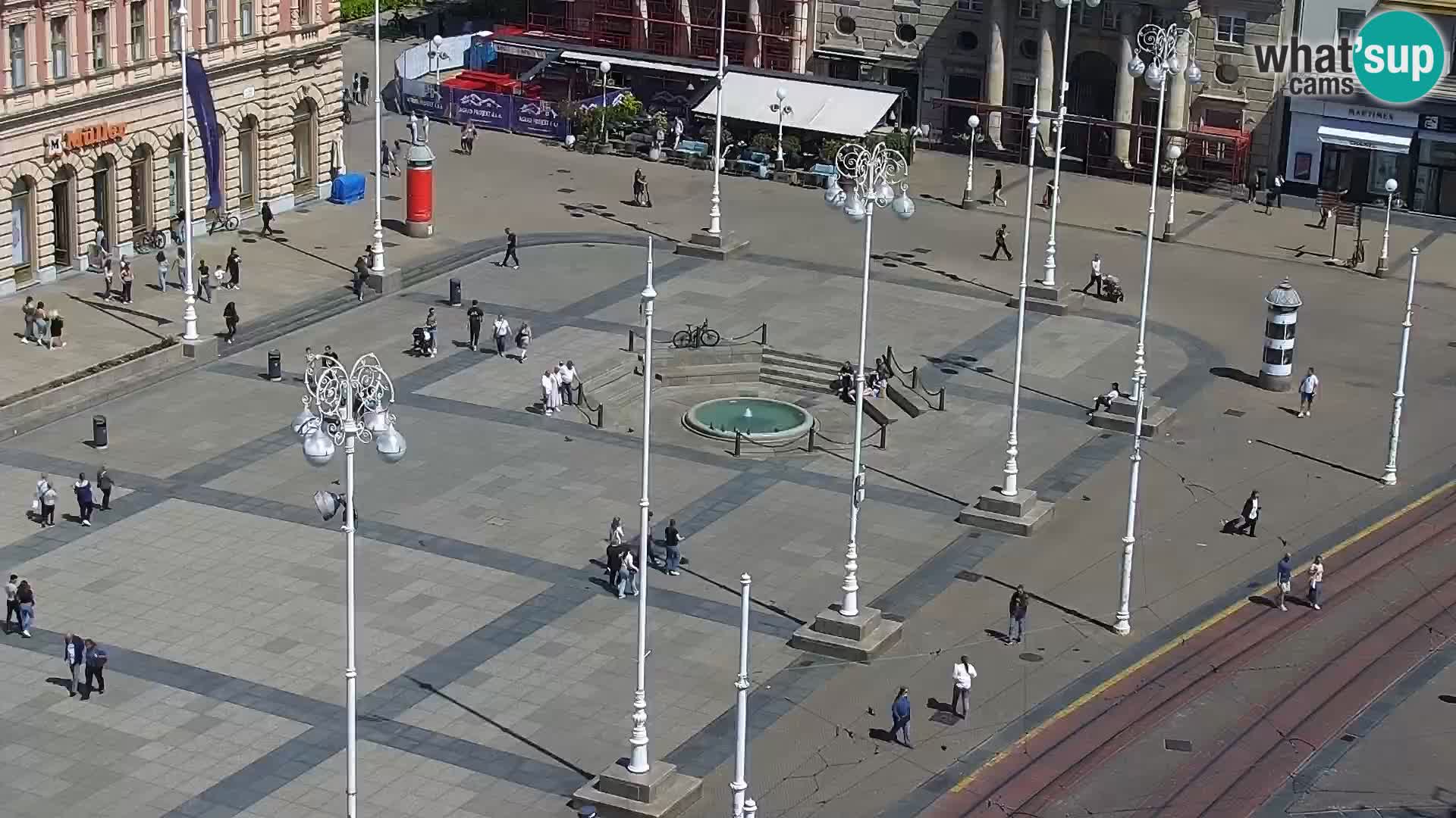 Zagreb – Bana Jelačića square panorama