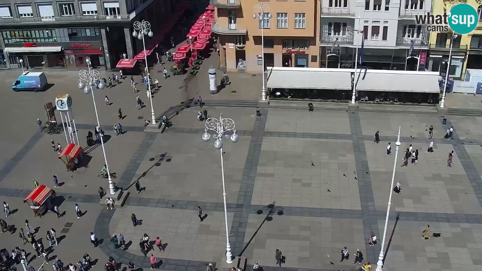 LIVE Webcam Zagreb Hotel Dubrovnik | Ban Jelačić square