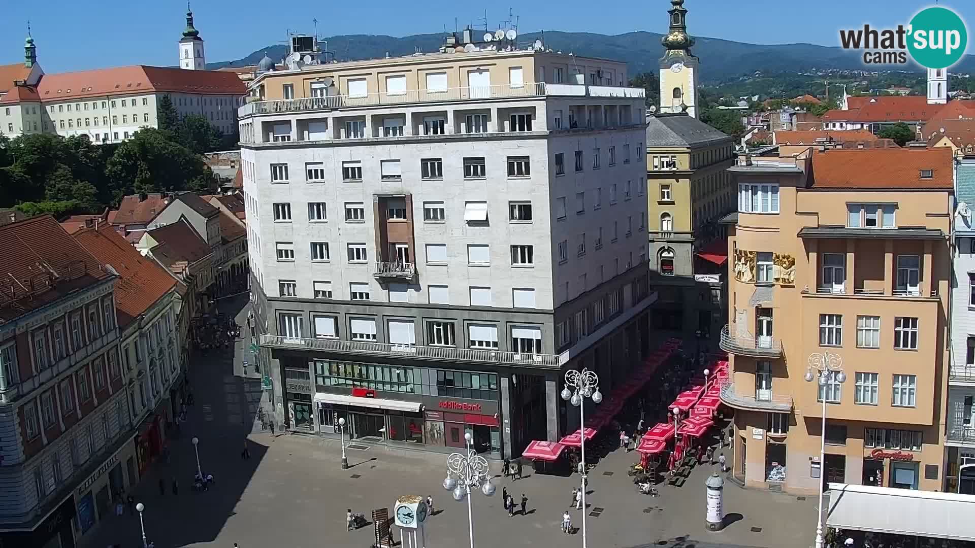 LIVE Webcam Zagreb Hotel Dubrovnik | Ban Jelačić square