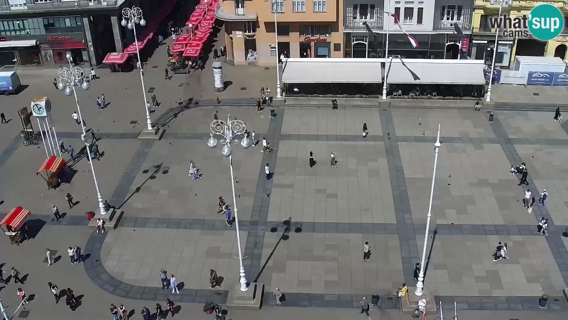 Piazza Ban Jelačić livecam Zagreb – Hotel Dubrovnik